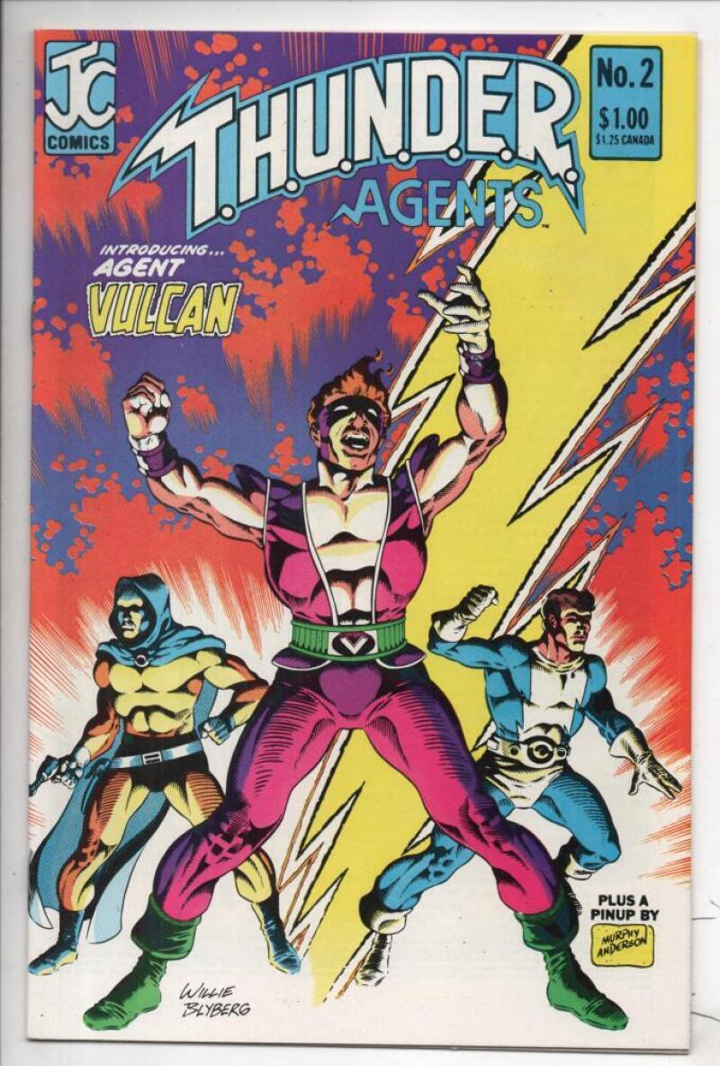 THUNDER AGENTS #2, NM-, Battle in DC, 1983, JC, more indies in store