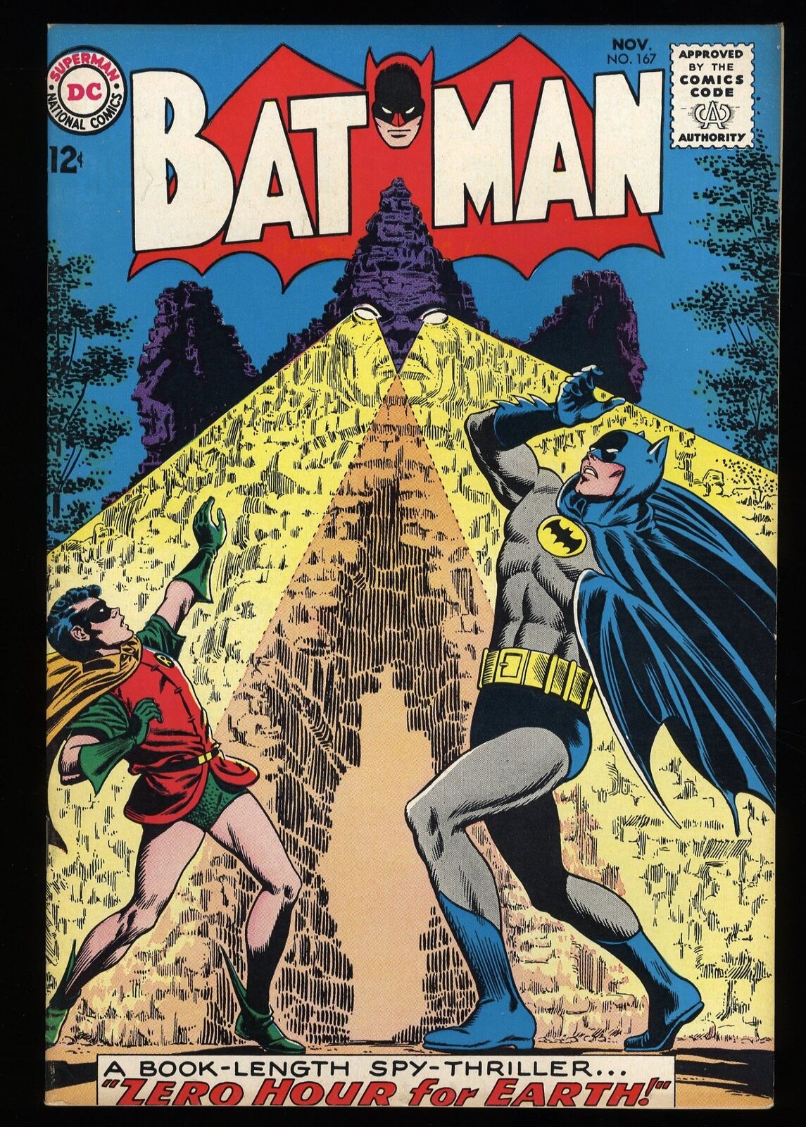 Batman #167 VF+ 8.5 Zero Hour for Earth Anderson Art DC Comics 1964