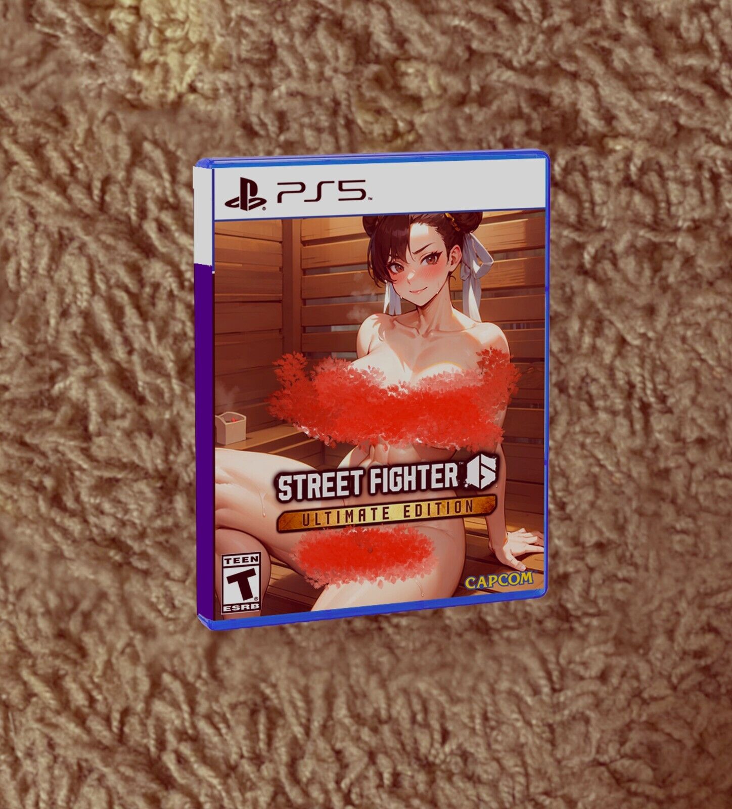 COVER ART ONLY Street Fighter Ultimate Edition 6 Chun Li Ps5 NO GAME Included