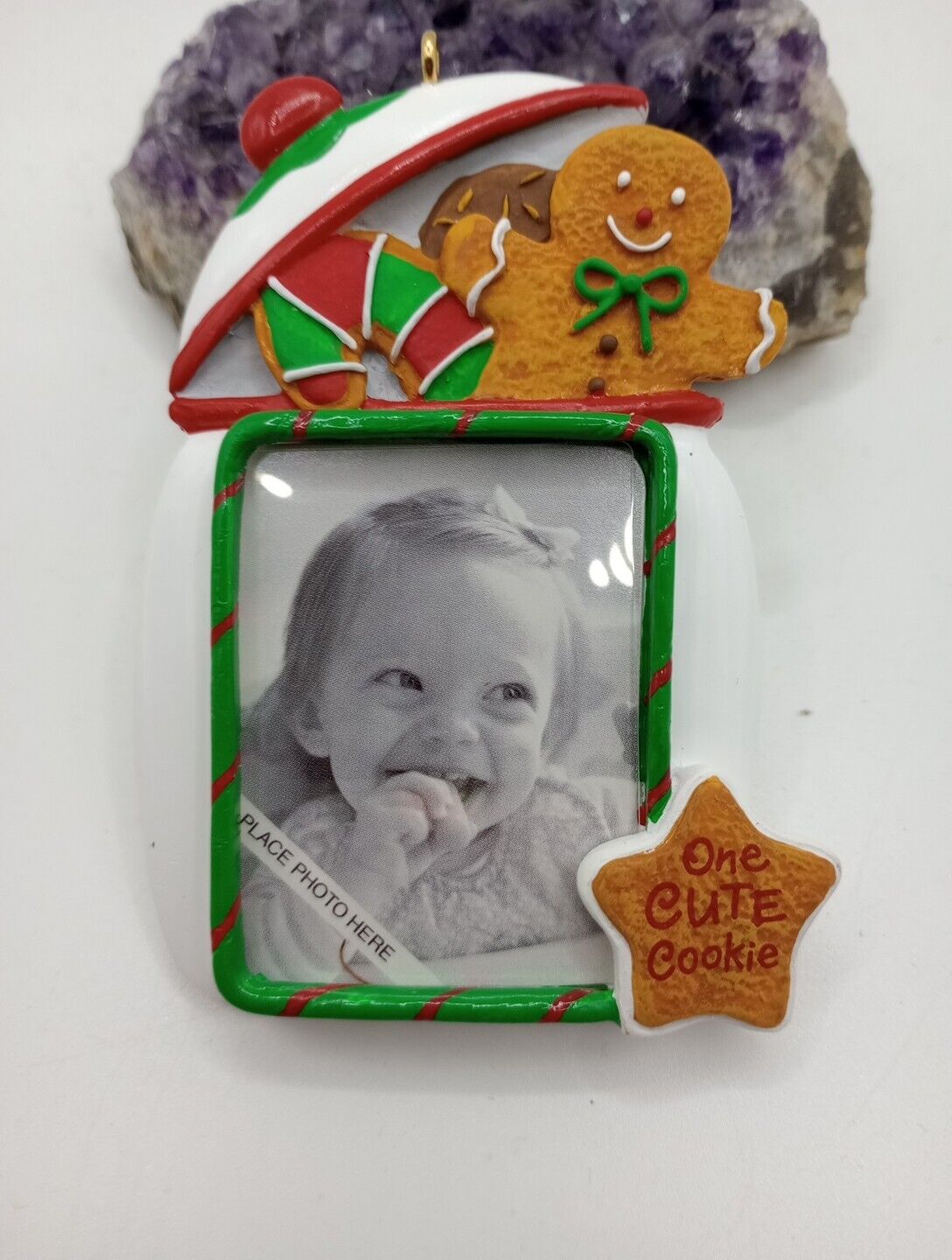 NIB 2005 Hallmark Keepsake Ornament Photo Holder - One Cute Cookie