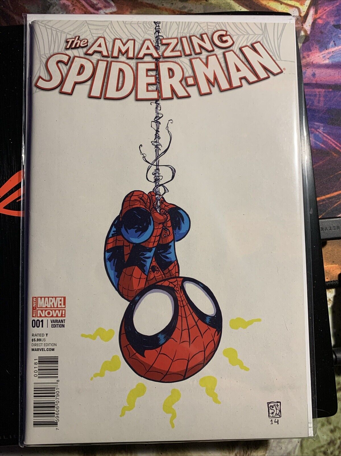 Amazing Spider-Man #1 (2014) Skottie Young Variant 1st Cindy Moon NM (LF005)