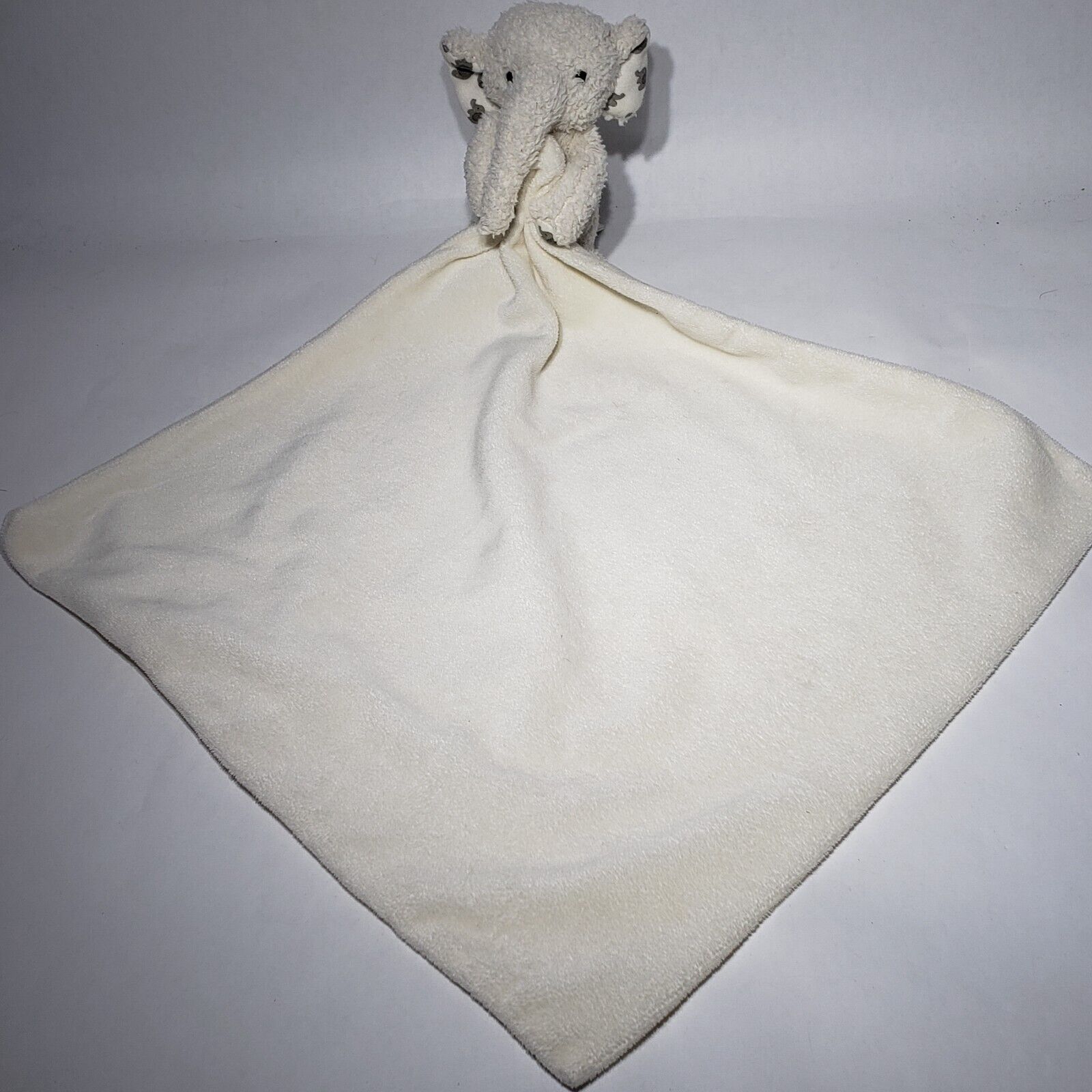 Little Jellycat Bashful Cream Elephant 14” Lovey Baby Security Blanket