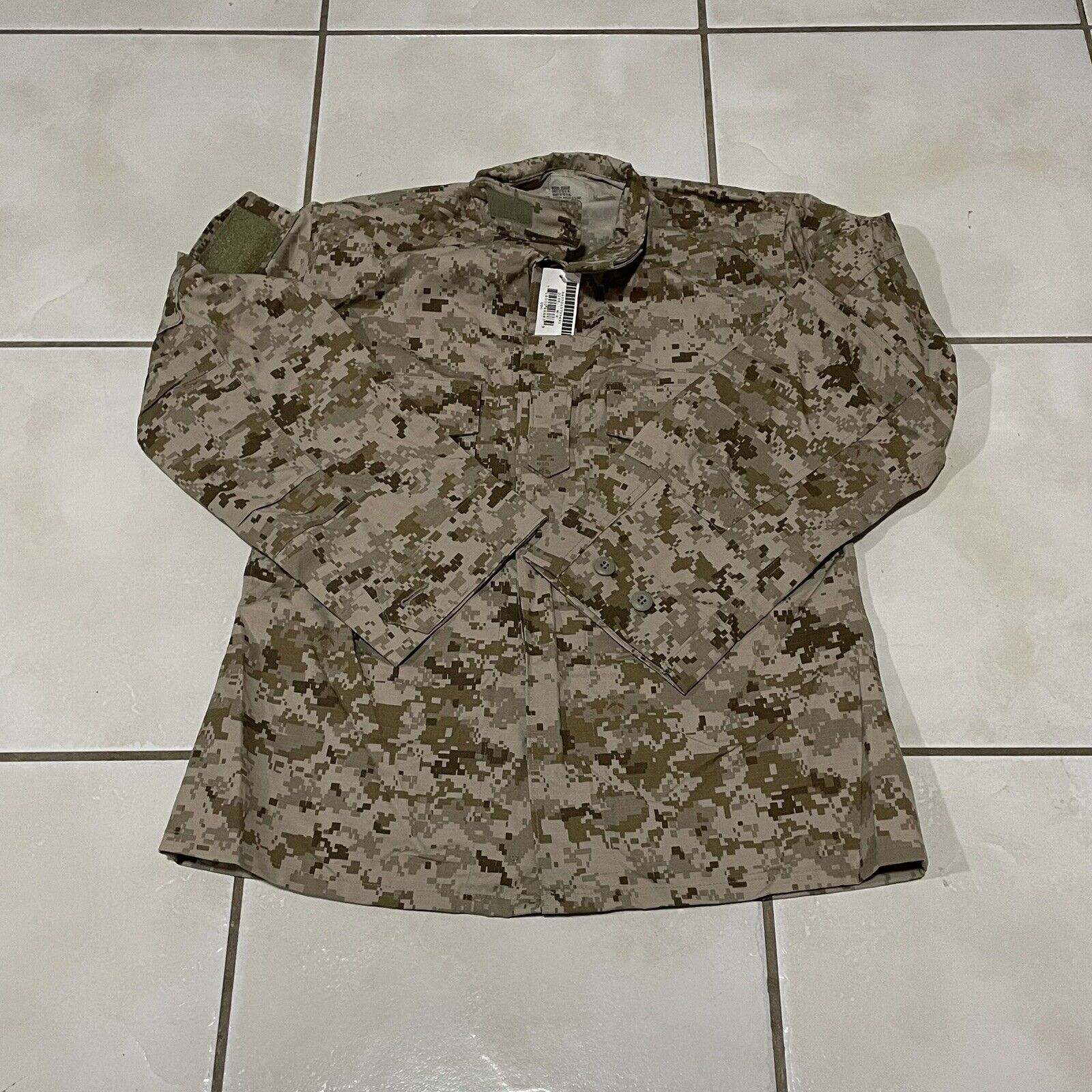 US Navy NWU Type II AOR1 Uniform Blouse Shirt MEDIUM REGULAR SEAL NSW SOF Desert