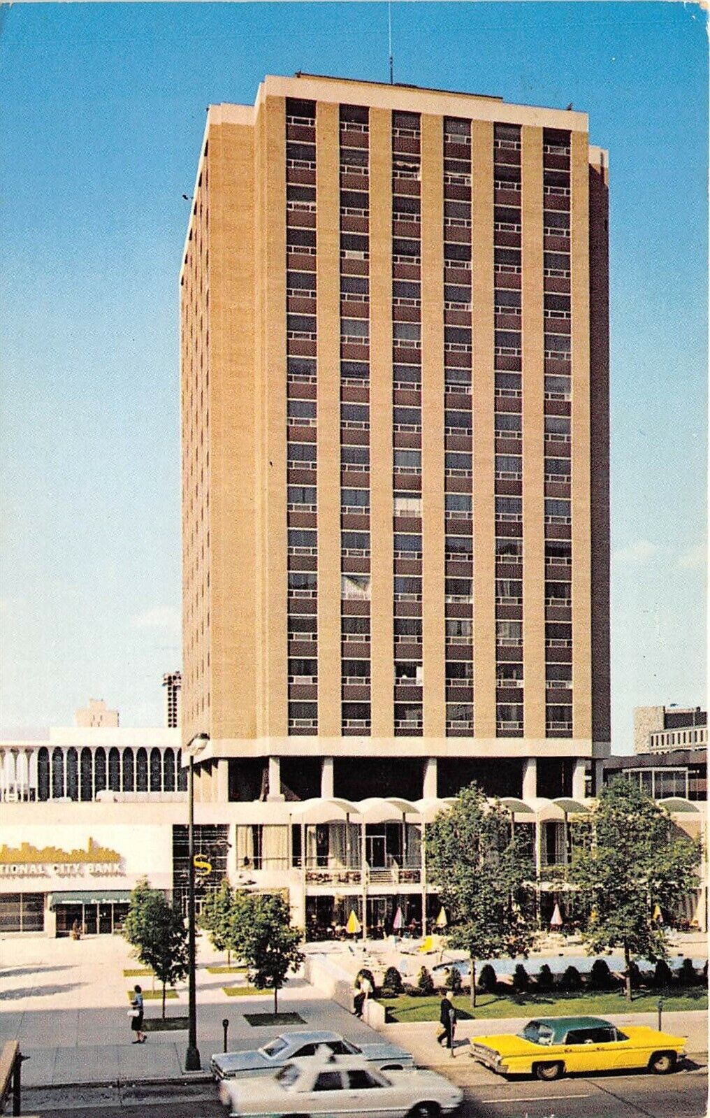 Minneapolis Minnesota 1967 Postcard Sheraton Ritz Hotel National City Bank