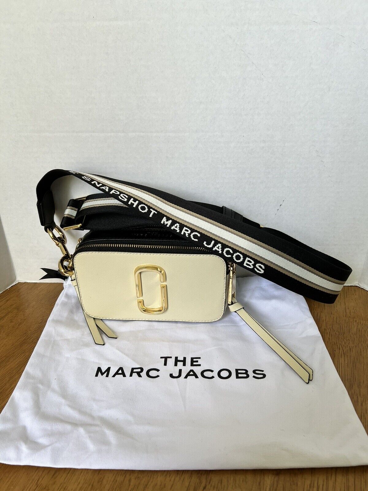 MARC JACOBS Snapshot Shoulder Bag Camera Bag White USED  
