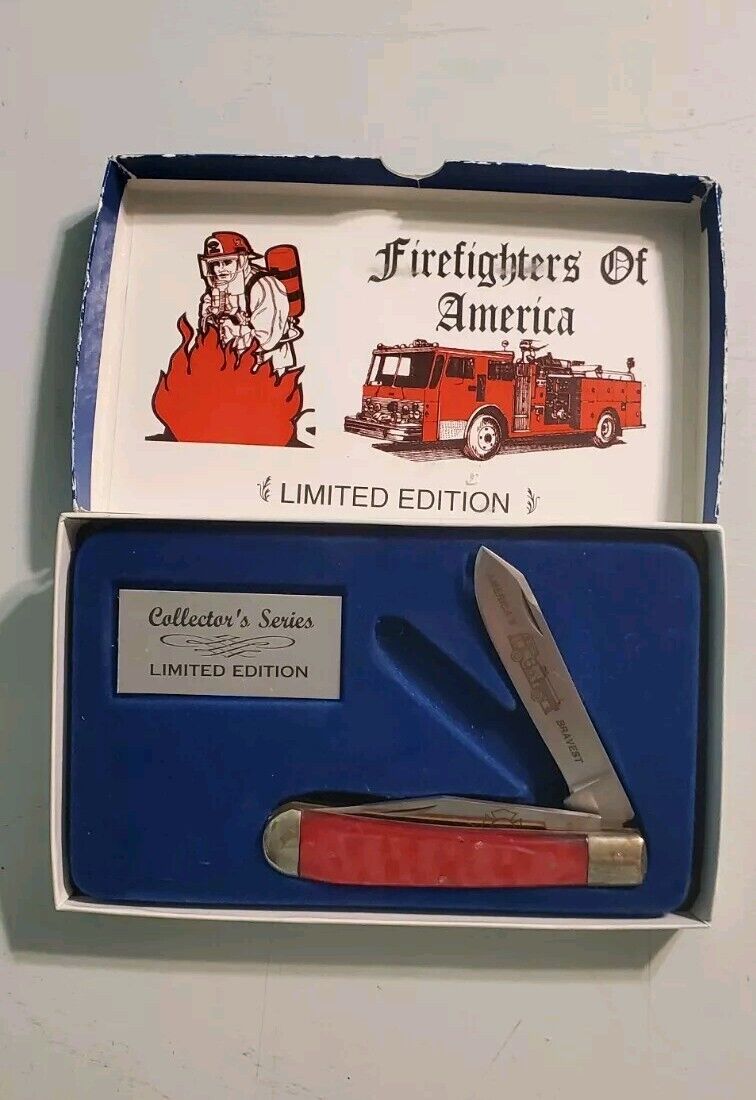 Vintage Firefighters Of America Limited Edition Pocket Knife