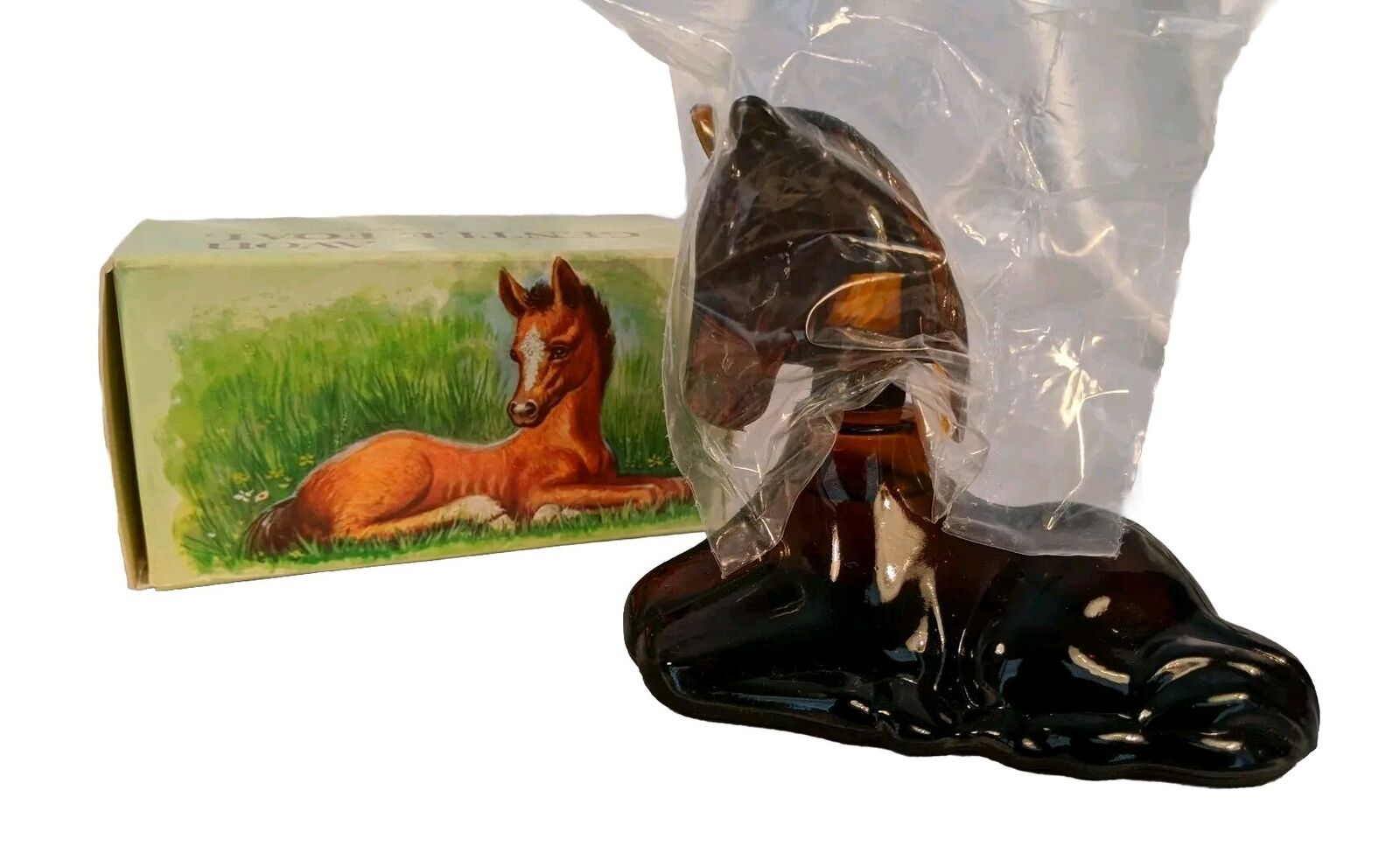 Vintage Full 1.5 Oz. Avon Gentle Foal Charisma Cologne in Original Packaging