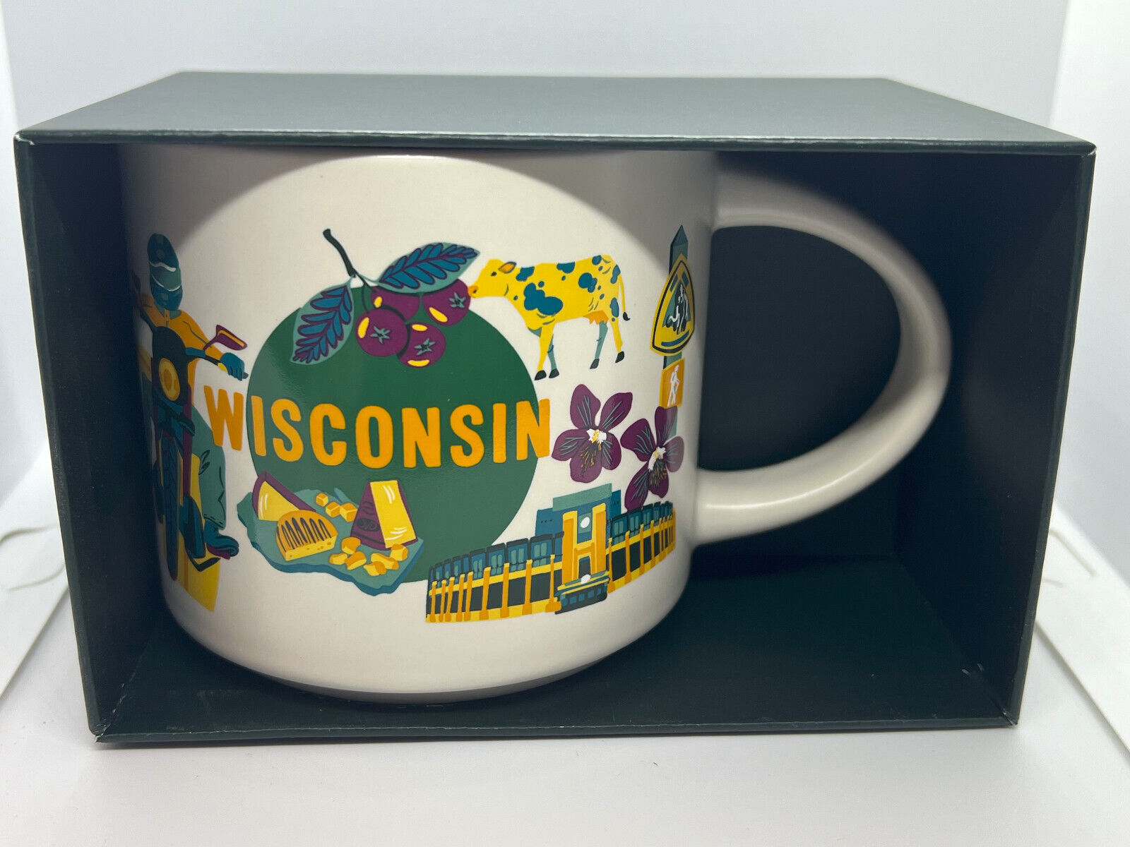 Starbucks Wisconsin Discovery Series Mug New In Box NIB RARE