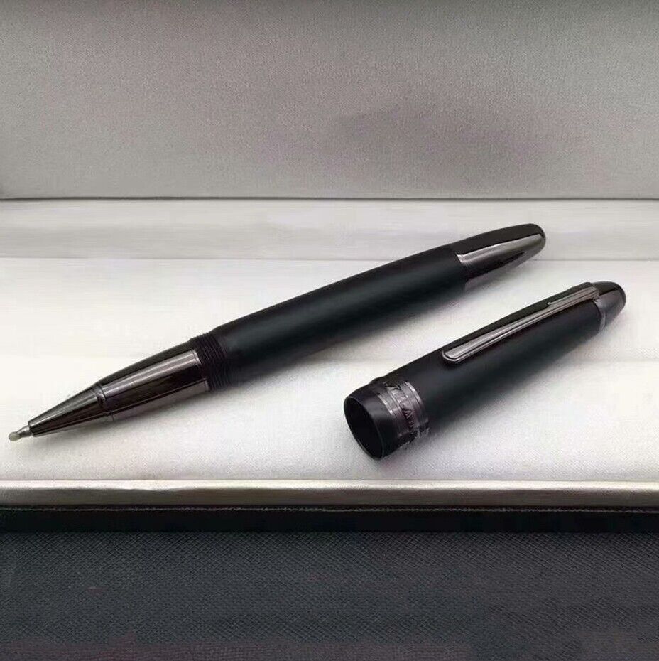 Luxury MB149 Resin Series Matte Black+Black Clip 0.7mm Rollerball Pen No Box