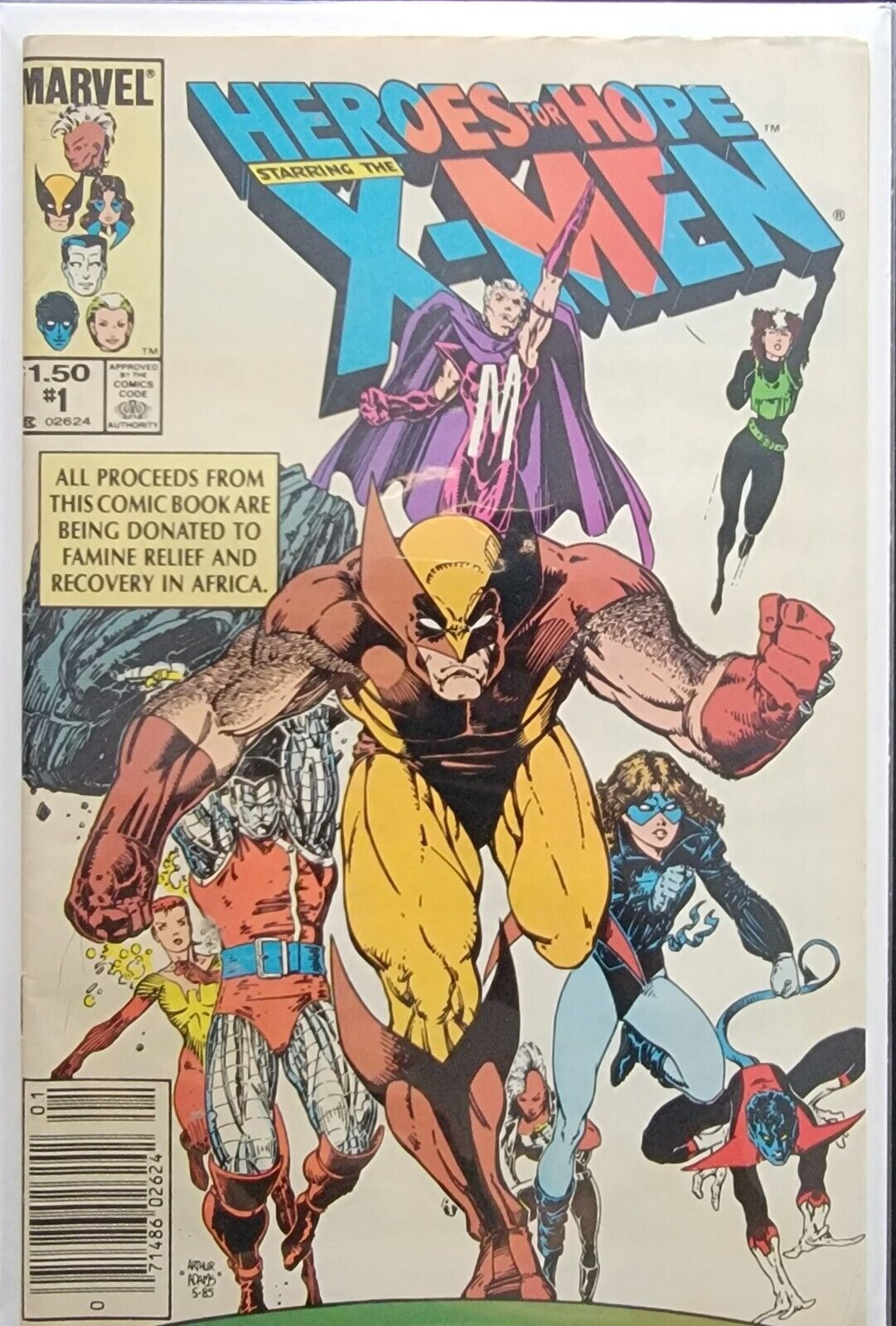Heroes for Hope X-Men #1  1985  