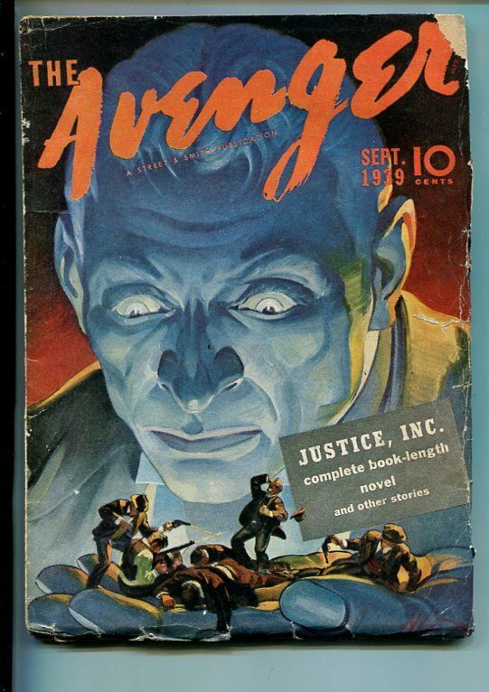 AVENGER-#1-SEPT 1939-PULP-ACTION-MYSTERY-SOUTHERN STATES PEDIGREE-vg
