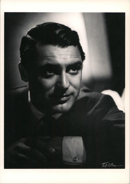 Actor Cary Grant,1936 Fotofolio Chrome Postcard Vintage Post Card
