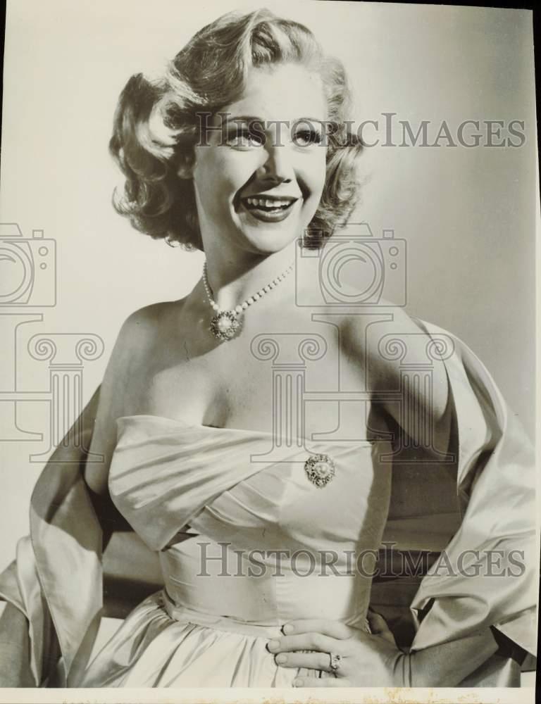 1955 Press Photo Marion Carr, American film and television actress. - hpp36333