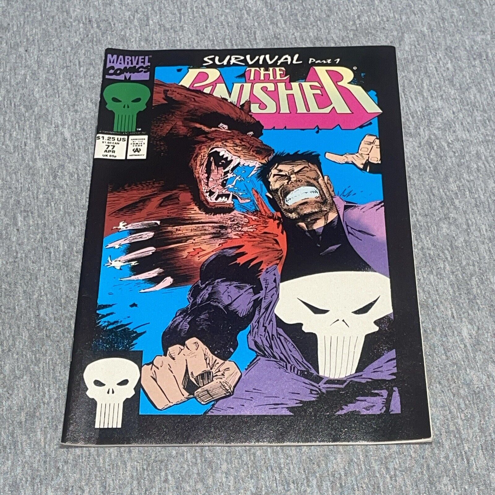 The Punisher # 77 Survival Part 1 Marvel Comics 1993