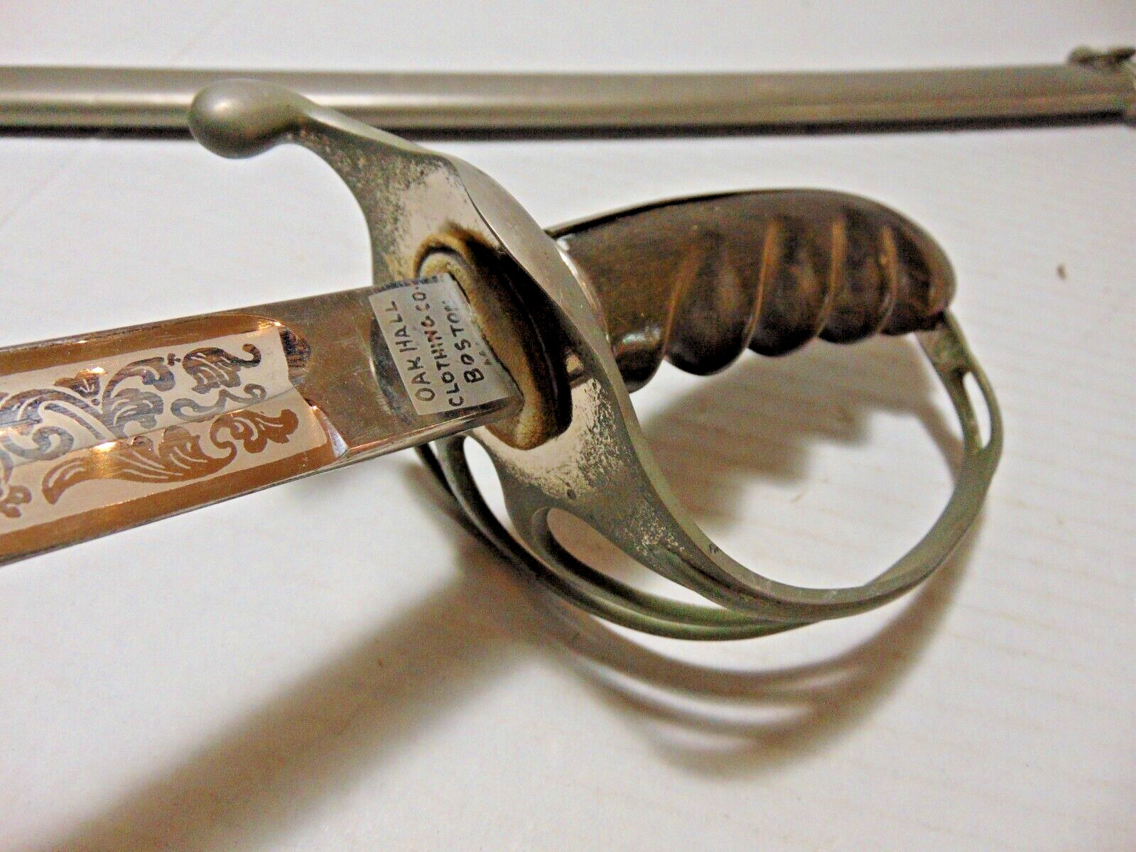 1902 GAR Oak Hall Union General Officer Sword