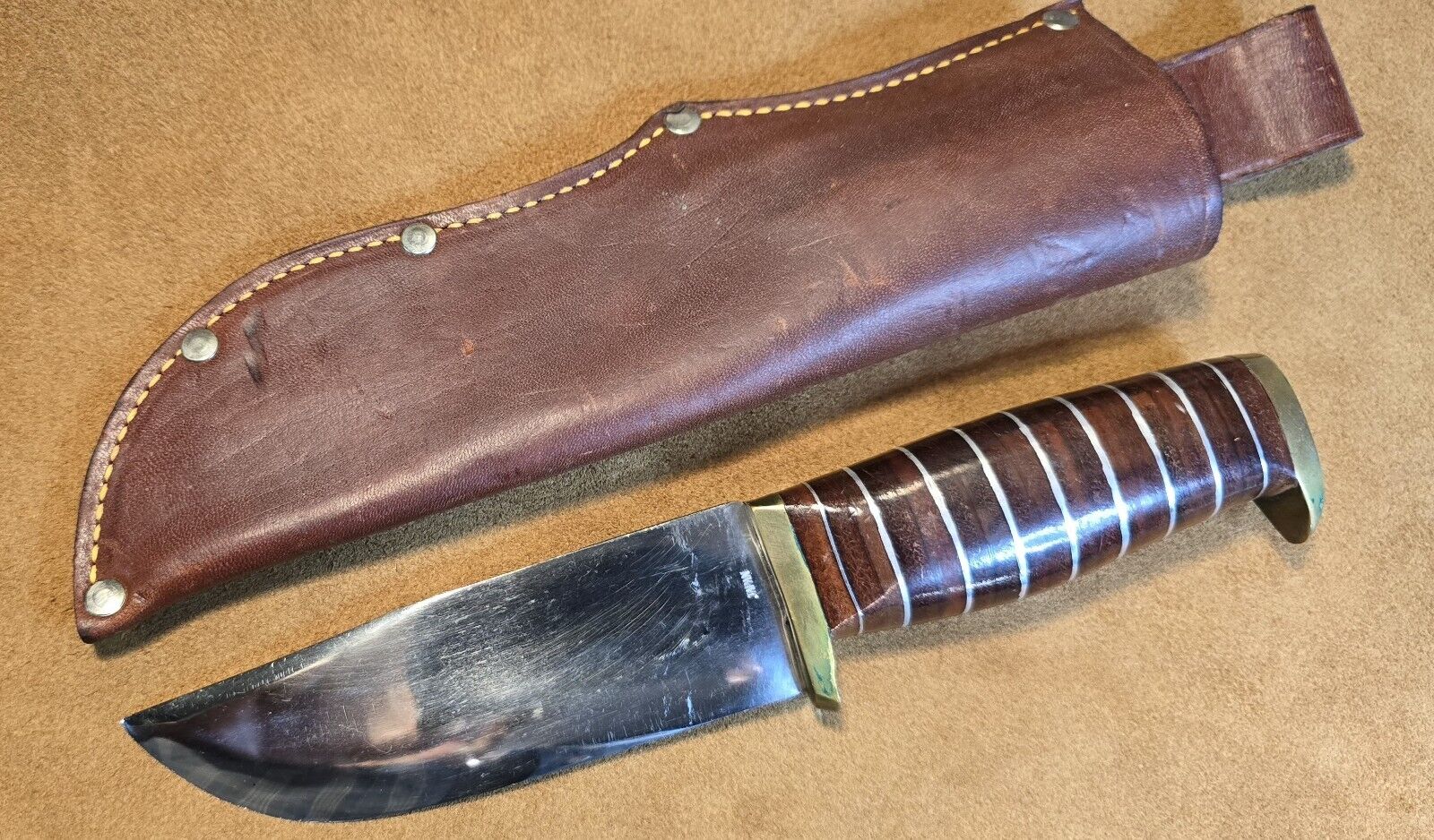 old ELMER KEITH 1960s-70s Japan Guns & Ammo Hibben Design knife