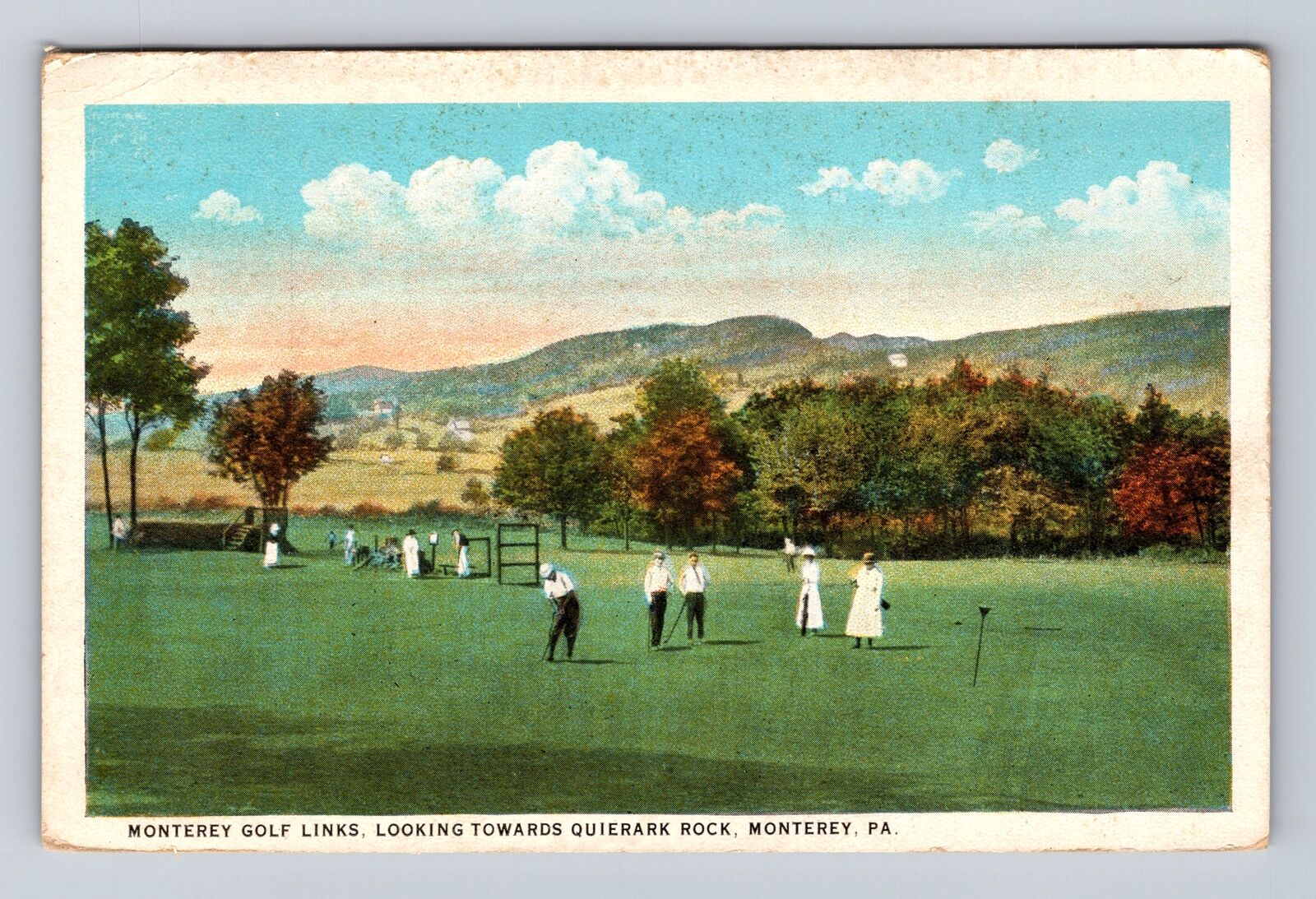 Monterey PA-Pennsylvania, Monterey Golf Links, Antique, Vintage Postcard