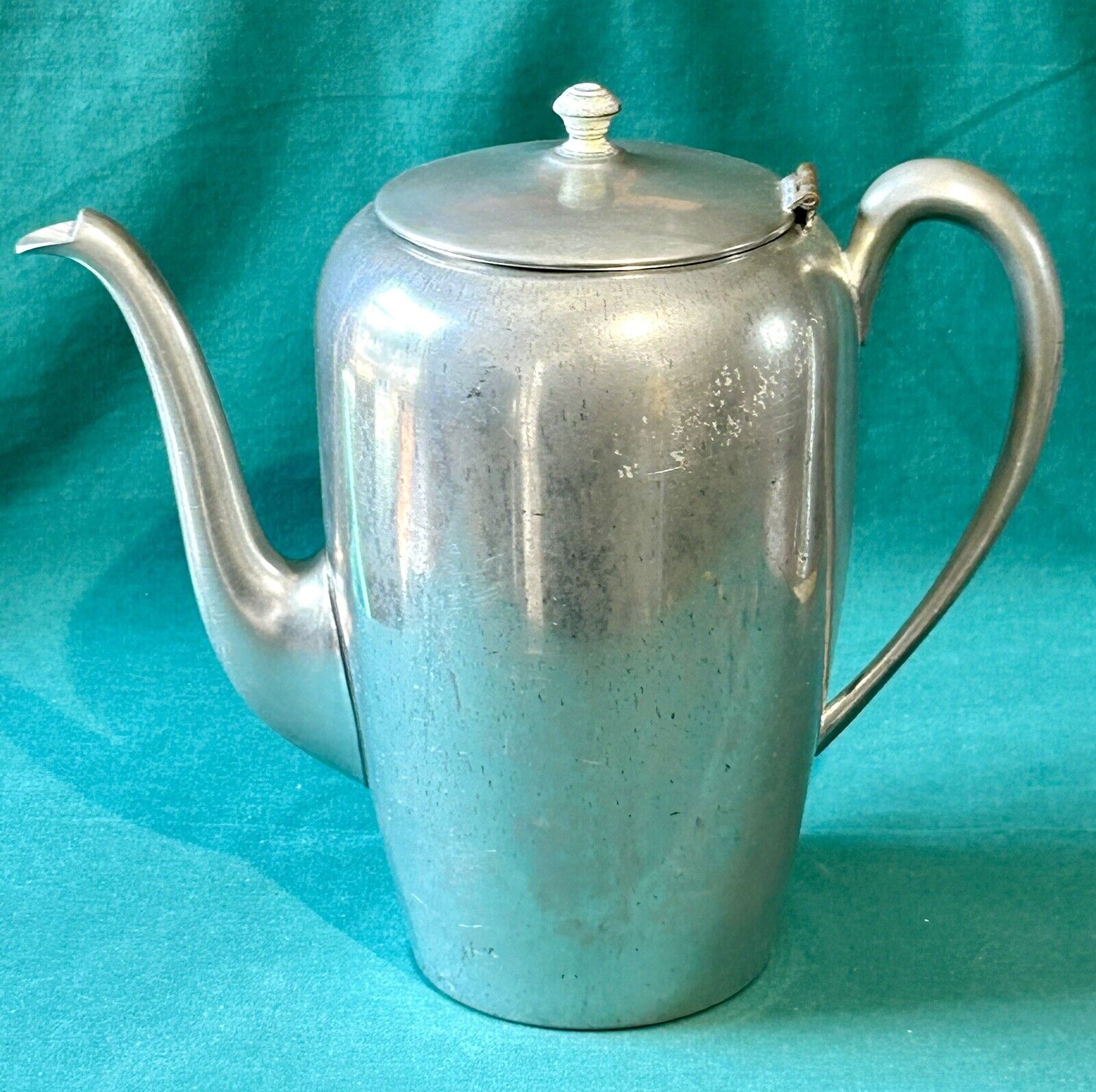 Vintage Concord Pewter Coffee Pot 8