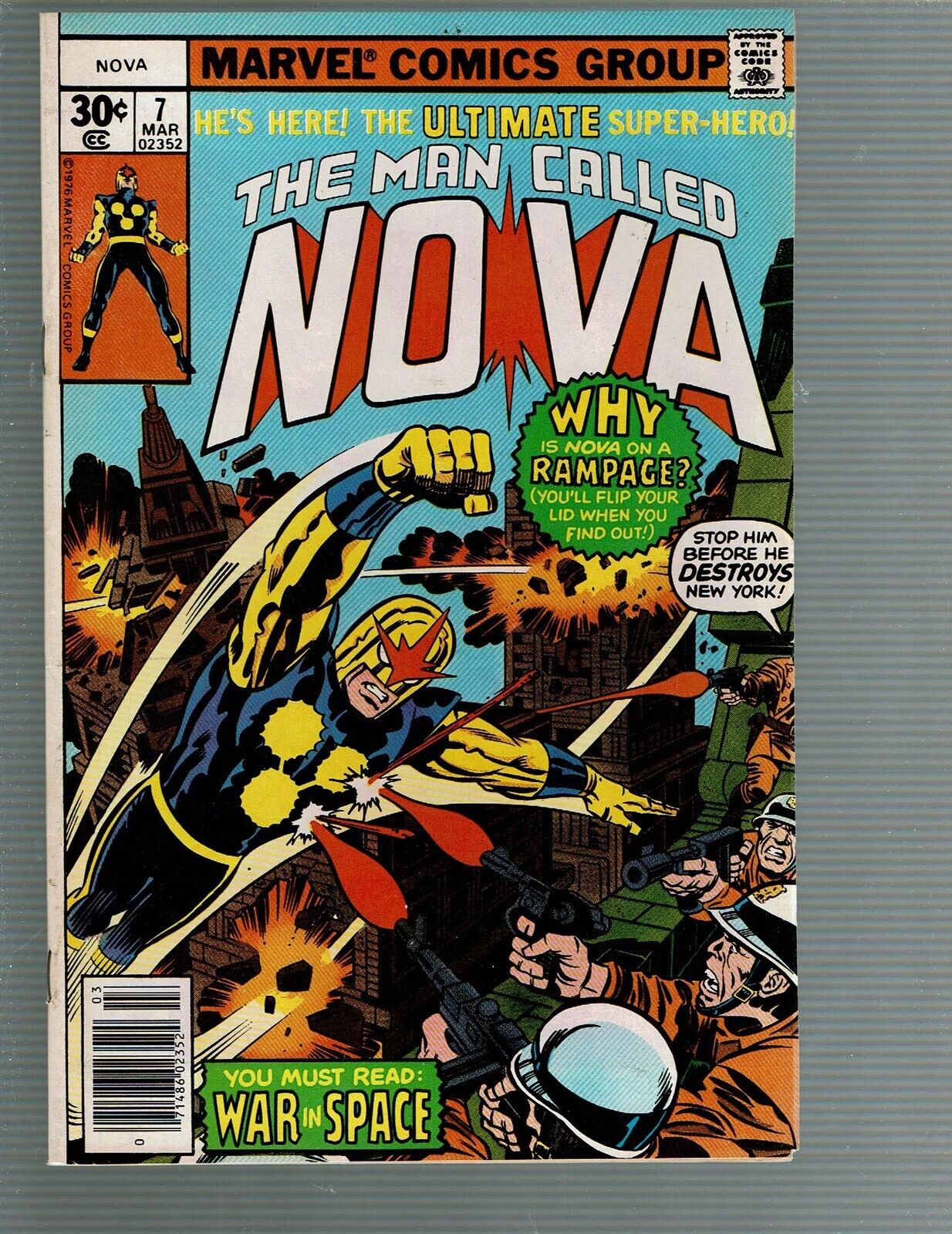 The Man Called Nova 7 Origin of the Spinx VF