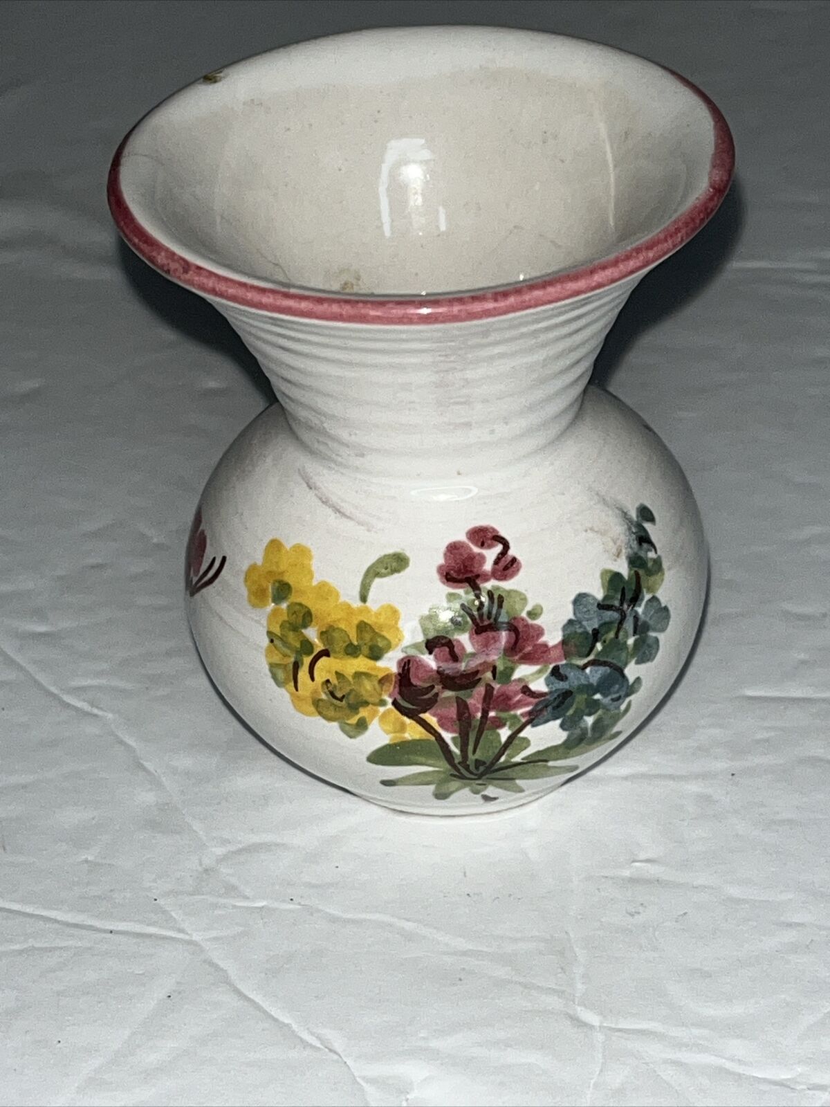 Small Vintage West Germany Hand painted Vase Stamped 102