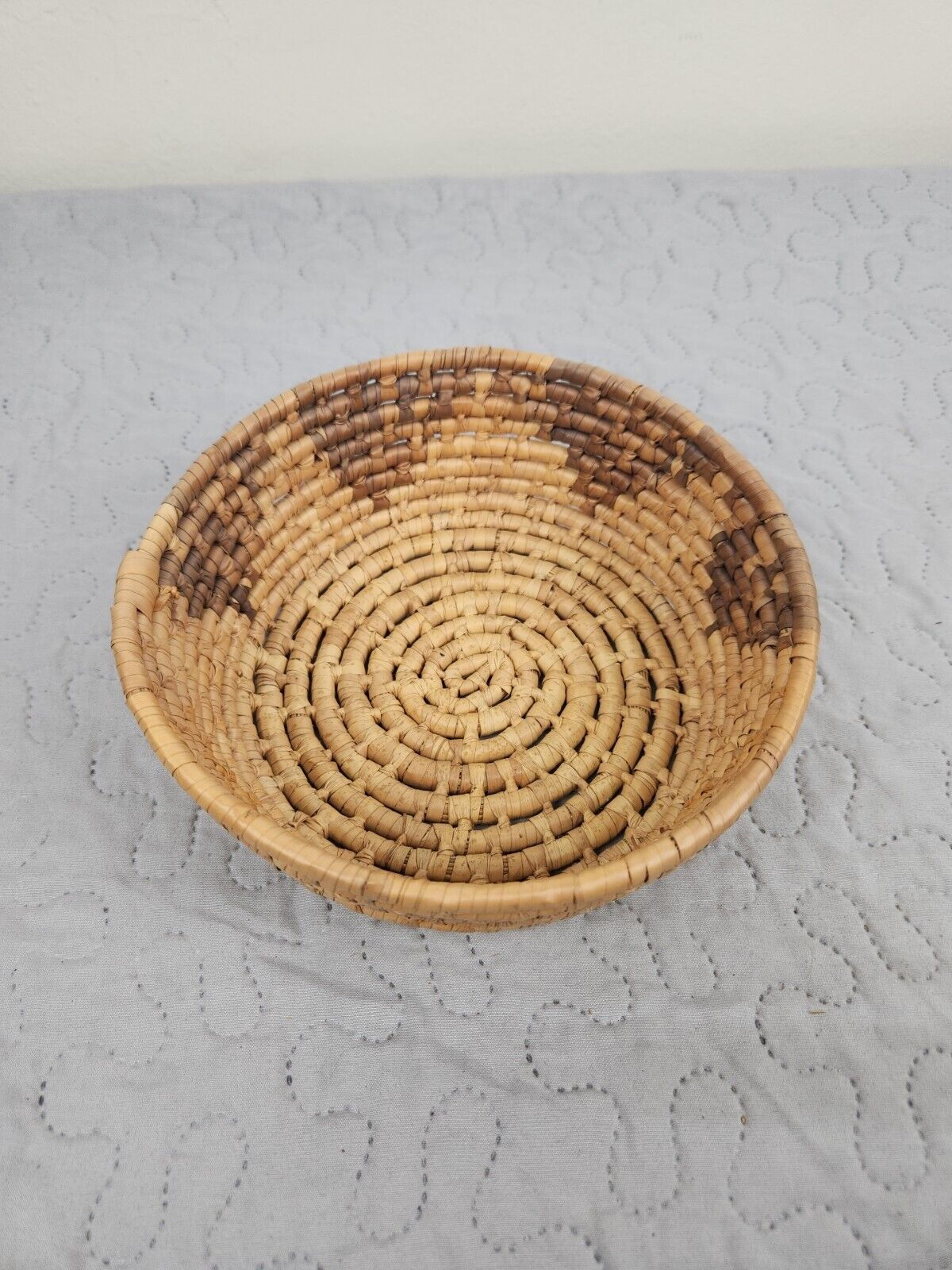 Vintage Hand Woven Basket 