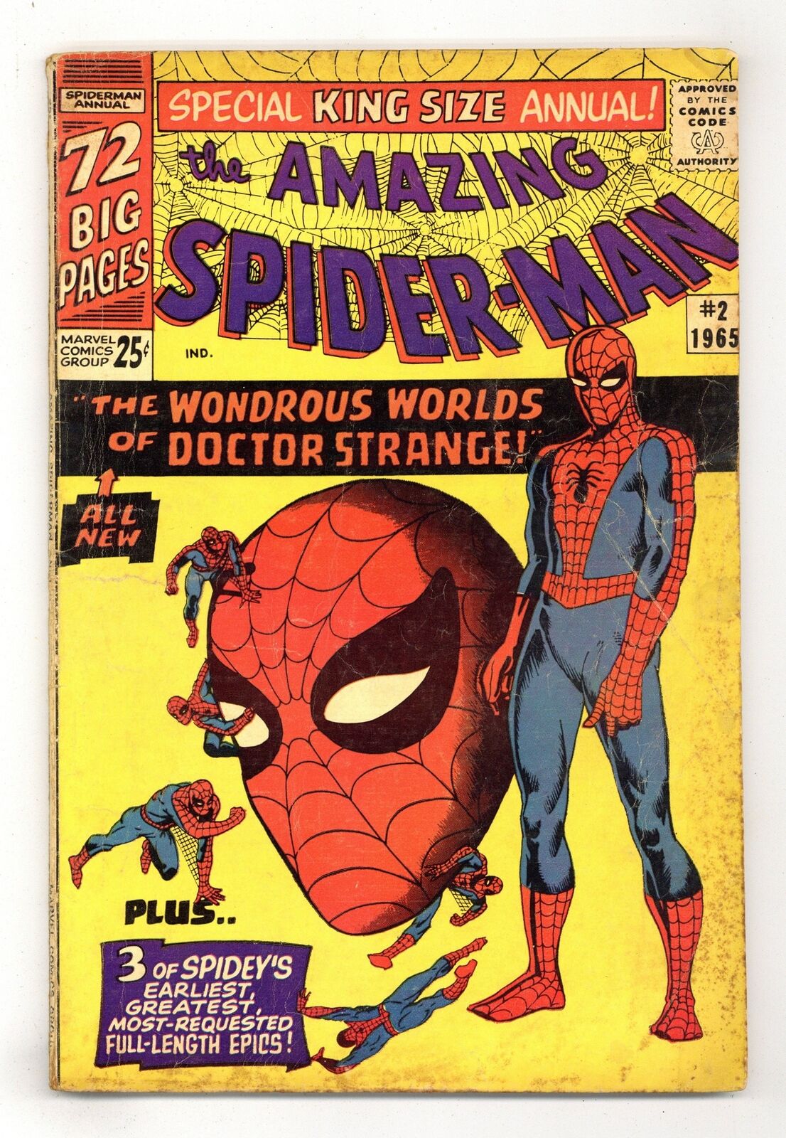 Amazing Spider-Man Annual #2 GD 2.0 1965