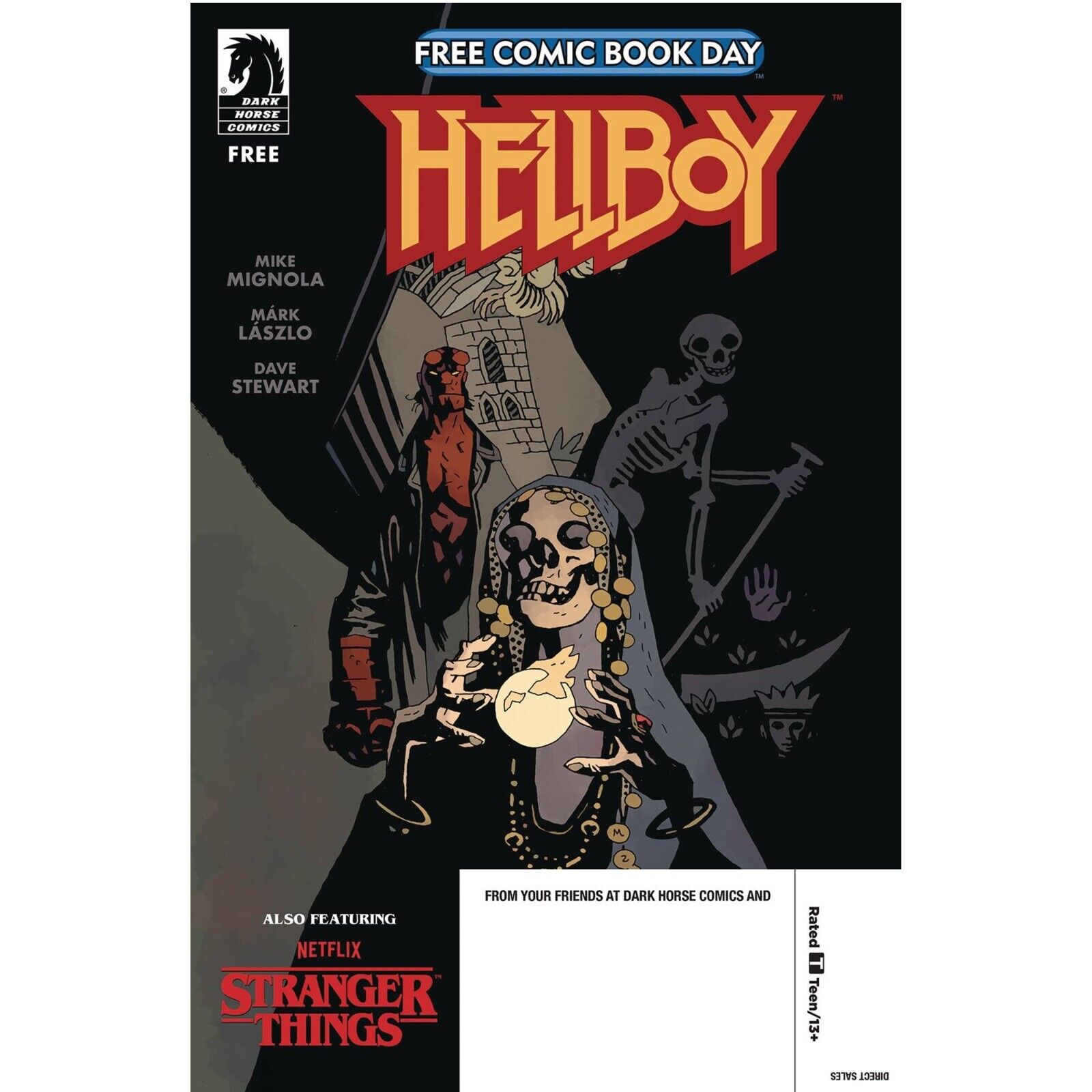 Free Comic Book Day (2024) Hellboy / Stranger Things | Dark Horse Comics