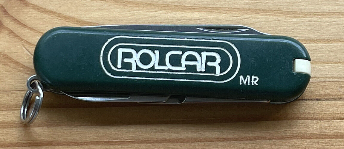 Victorinox \'ROLCAR \' Auto Logo CLASSIC SD Swiss Army Knife Green Very Nice