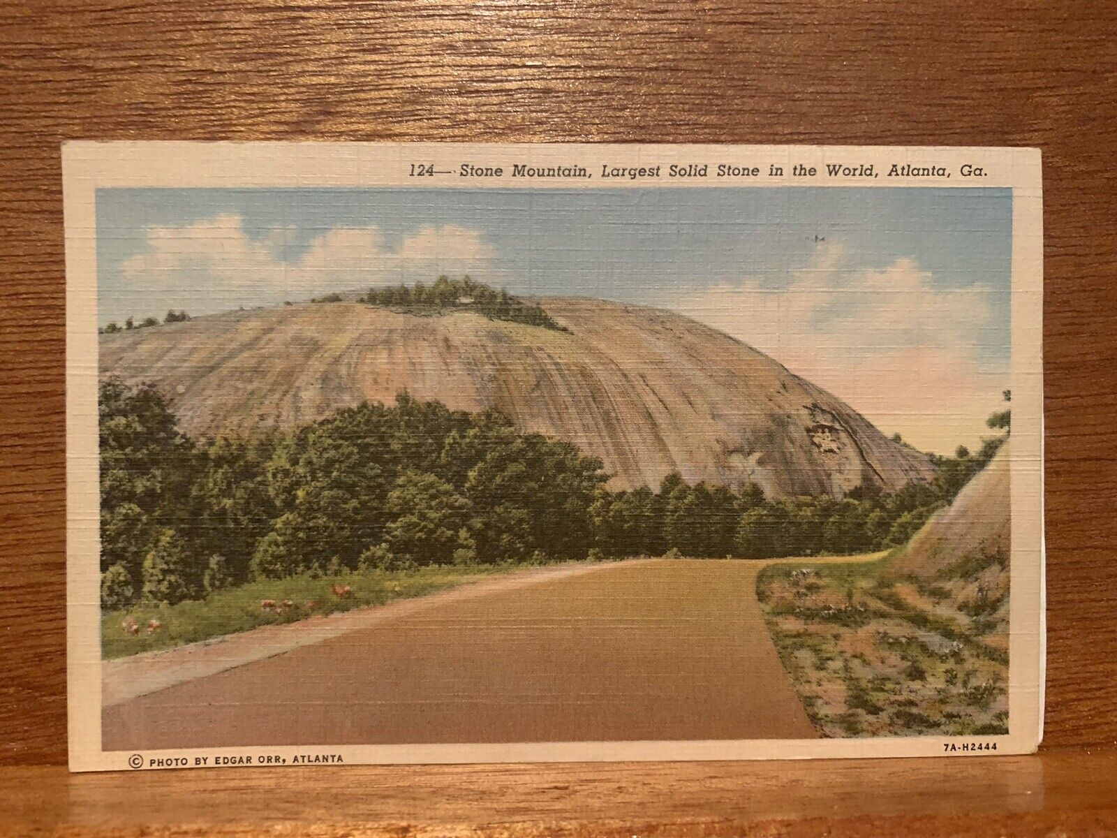 Stone Mountain Atlanta Georgia Vintage Postcard 1944 Postmark 