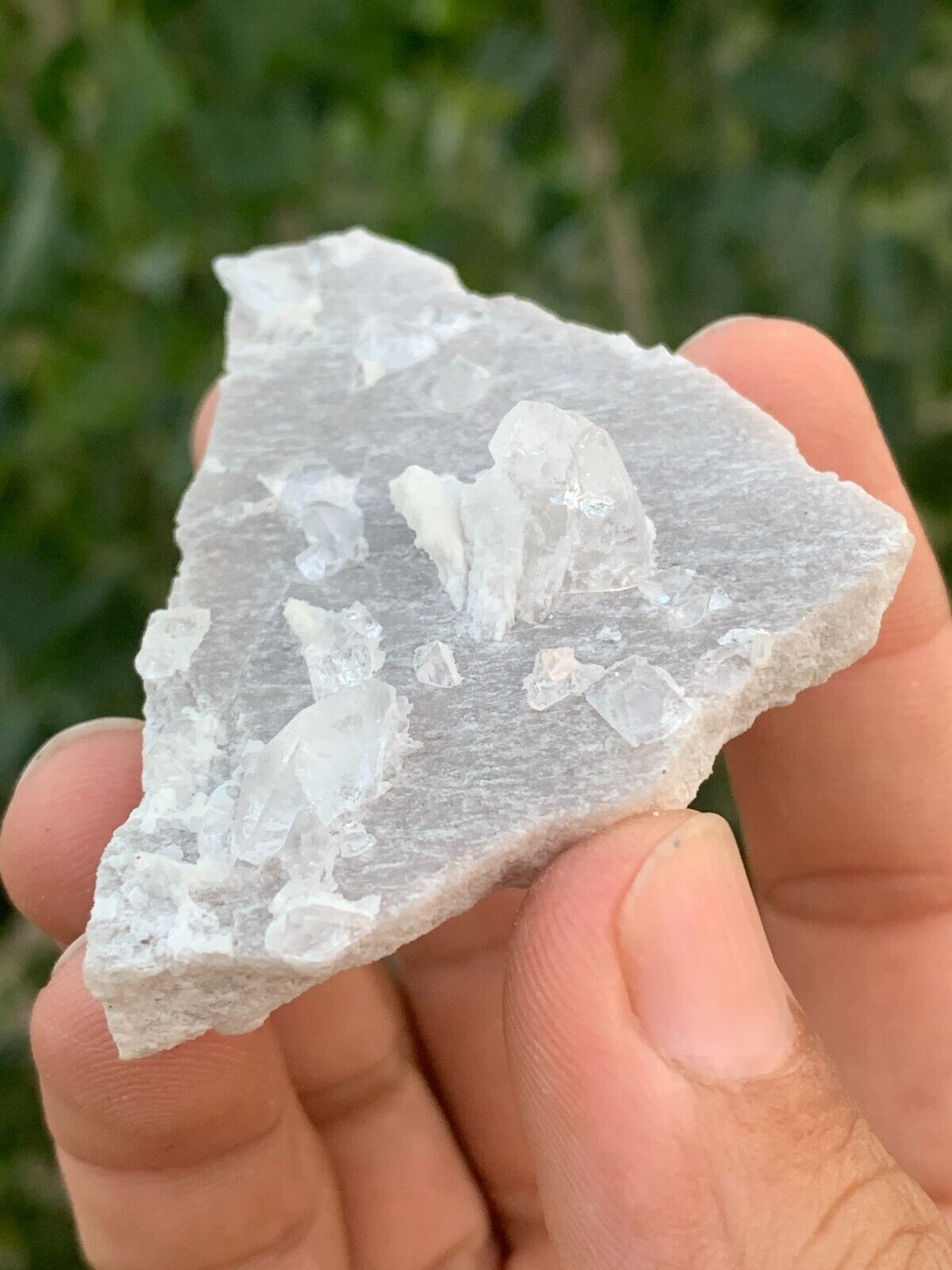 topaz crystal / white topaz on matrix. weight 52 grams, size 7*4.5*1.7 cm