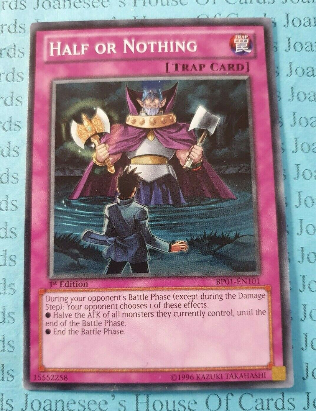 Half or Nothing BP01-EN101 Common Yu-Gi-Oh Card 1st Edition New