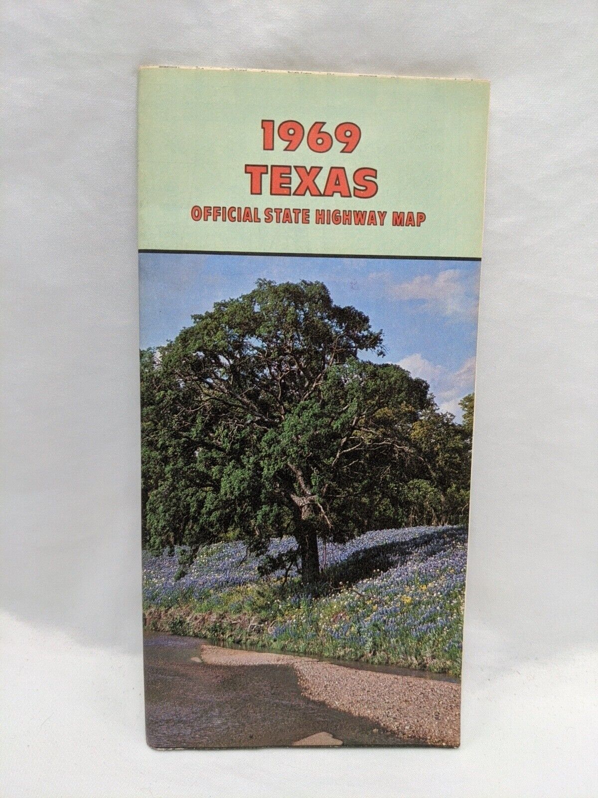 Vintage 1969 Texas Official State Highway Map Brochure