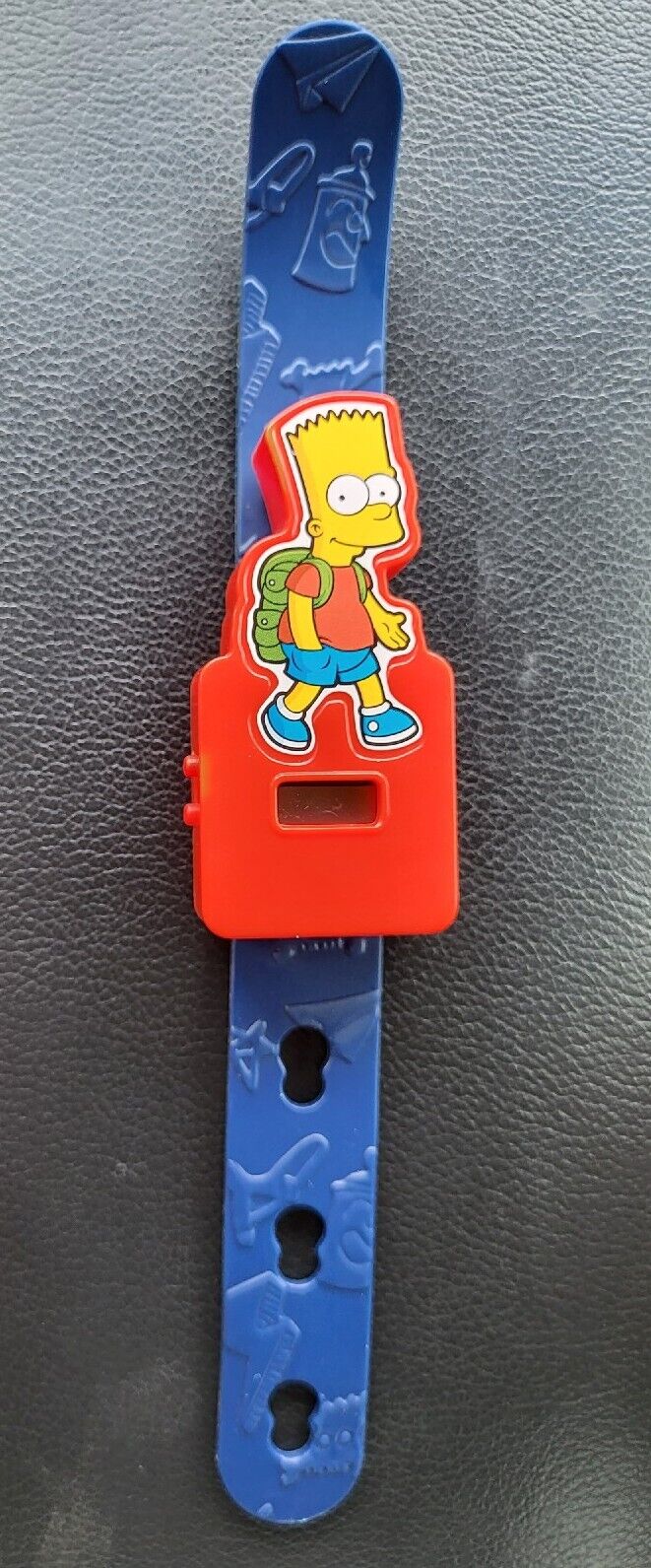 Rare Burger King Bart Simpson Watch 2015 The Simpsons, untested.