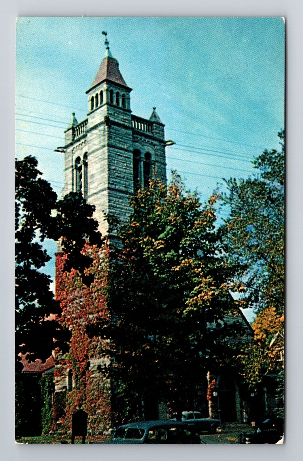 Northampton MA-Massachusetts, Episcopal Church, Antique Vintage Postcard