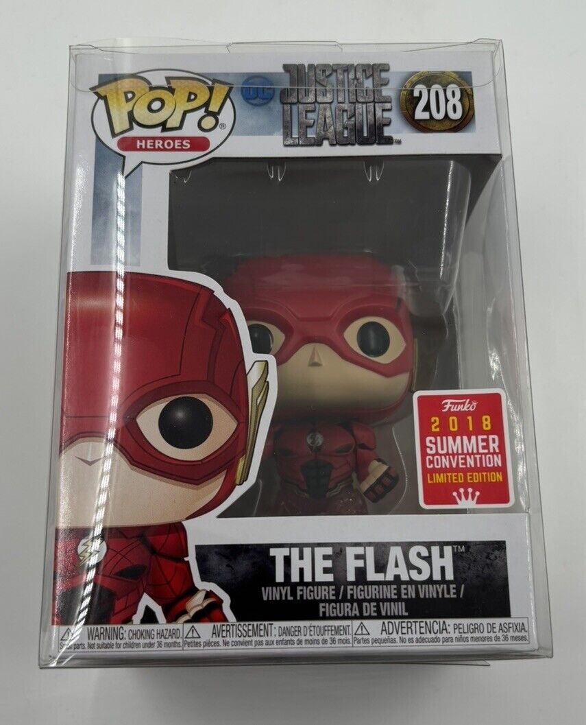 Funko Pop - Justice League The Flash 208 2018 Summer Convention Exclusive