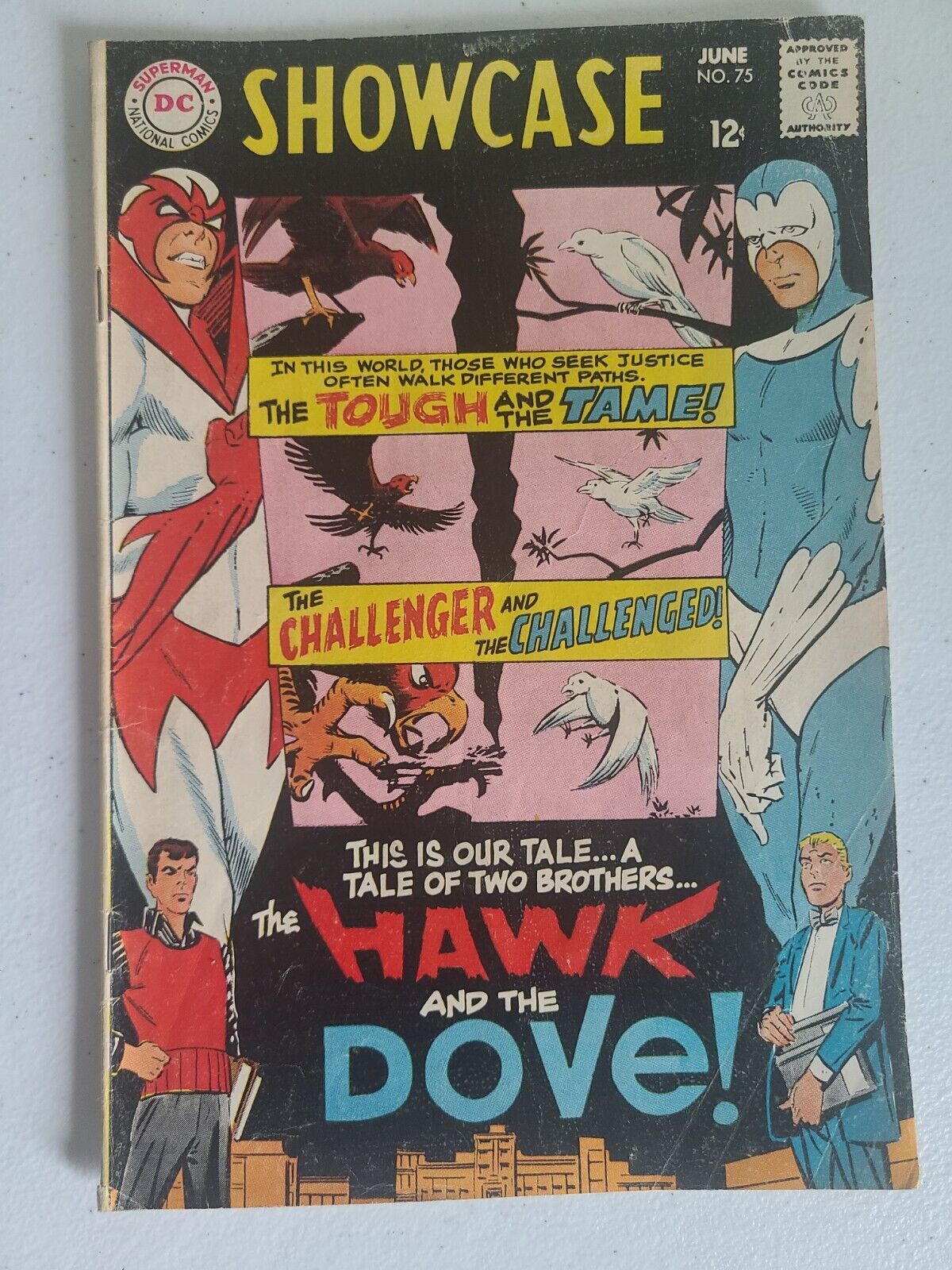 Showcase 75 Key Origin 1st Appearance Hawk And Dove G/VG