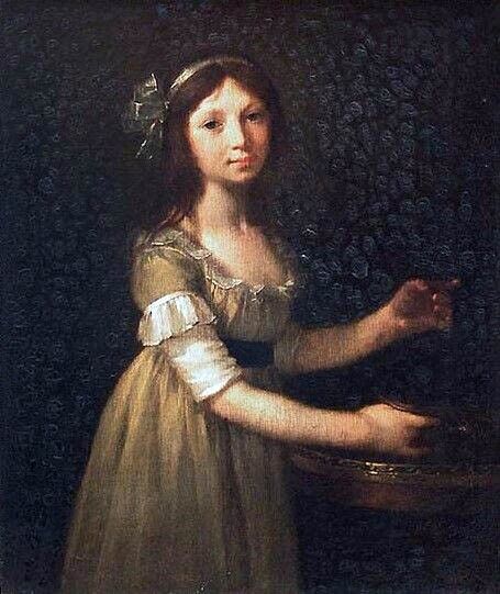 Oil Portrait-de-Marie-Marguerite-Lagnier-1786-1840-Pierre-Paul-Prudhon-Oil-Paint