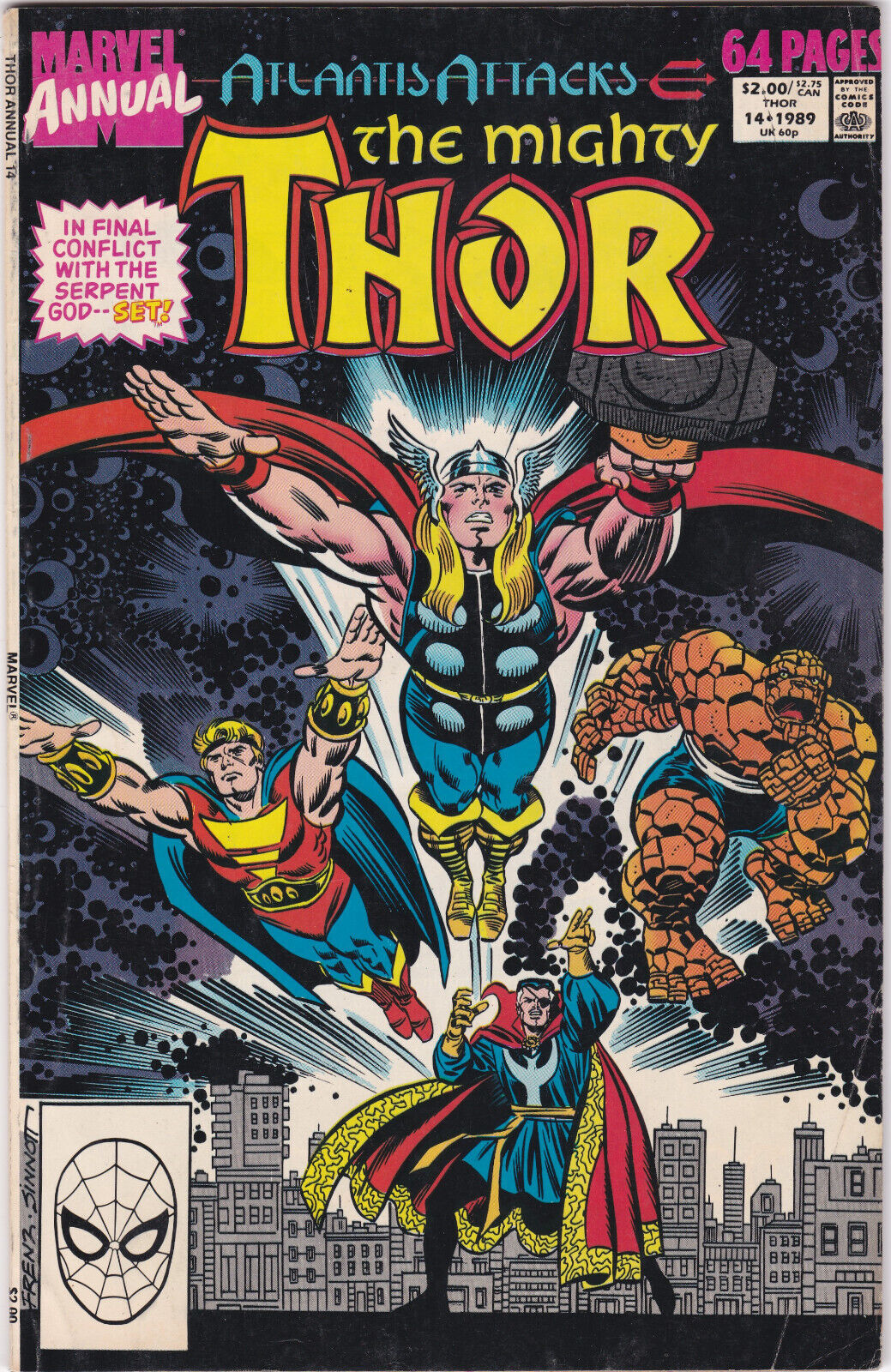 The Mighty THOR Annual #14 (Marvel, 1989) Thomas & Milgrom,High Grade