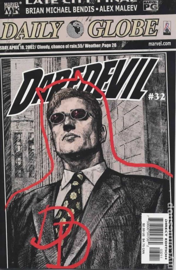 Daredevil #32 FN 2002 Stock Image