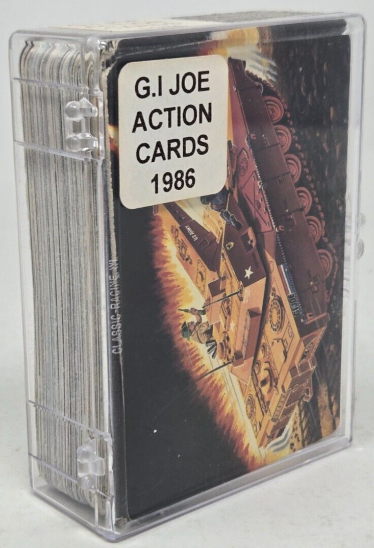 1986 Hasbro G.I. Joe Action Cards Lot of 67