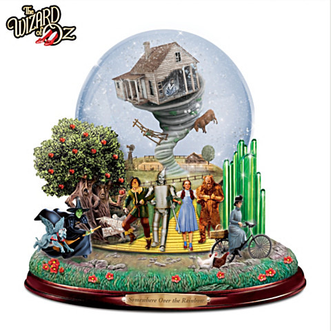 Bradford Exchange The LAND OF OZ Glitter Globe with Motion and Music