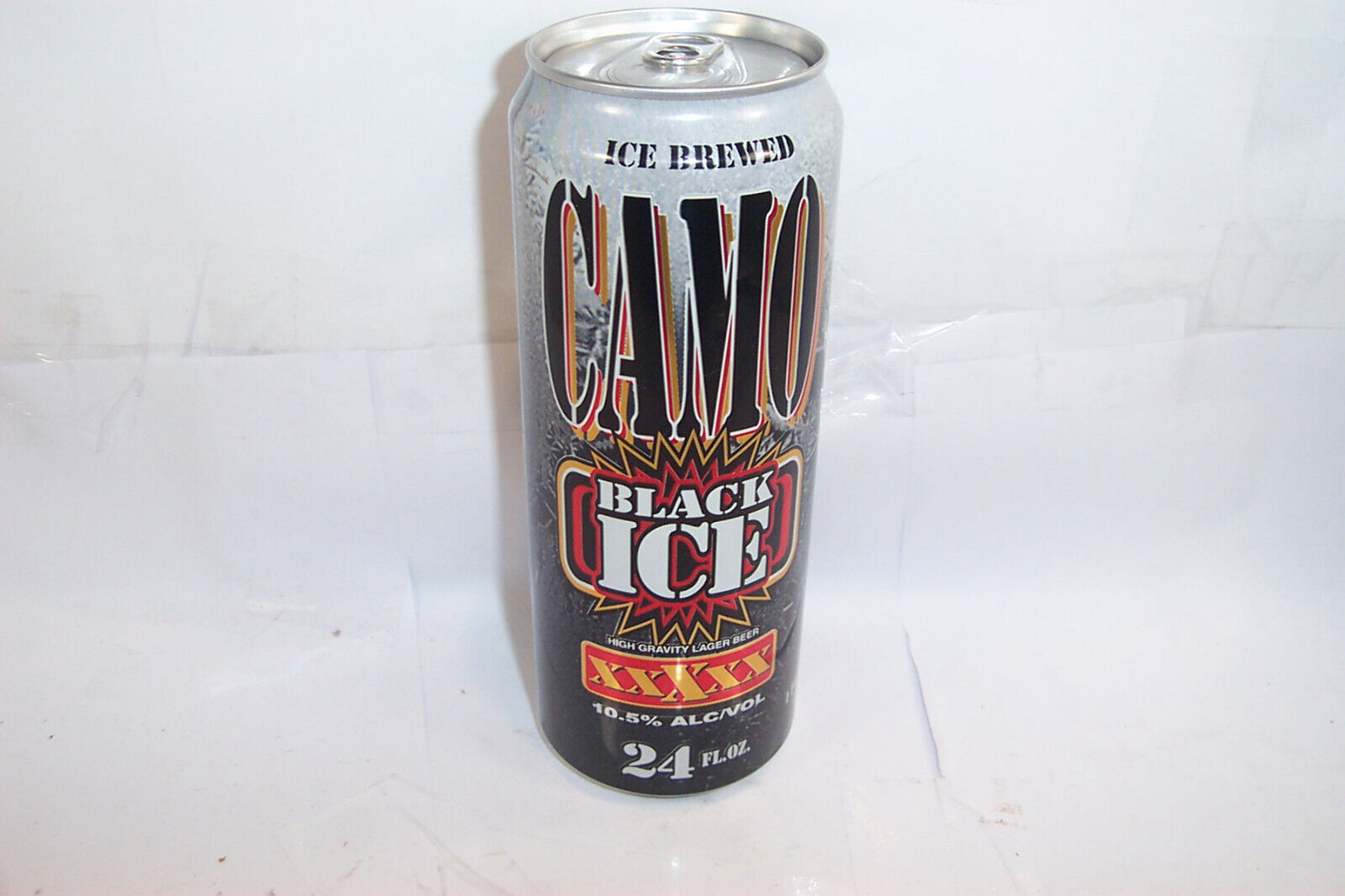Camo Black Ice High Gravity Lager    24oz   Five Star Brewing  Lacrosse WI   BO