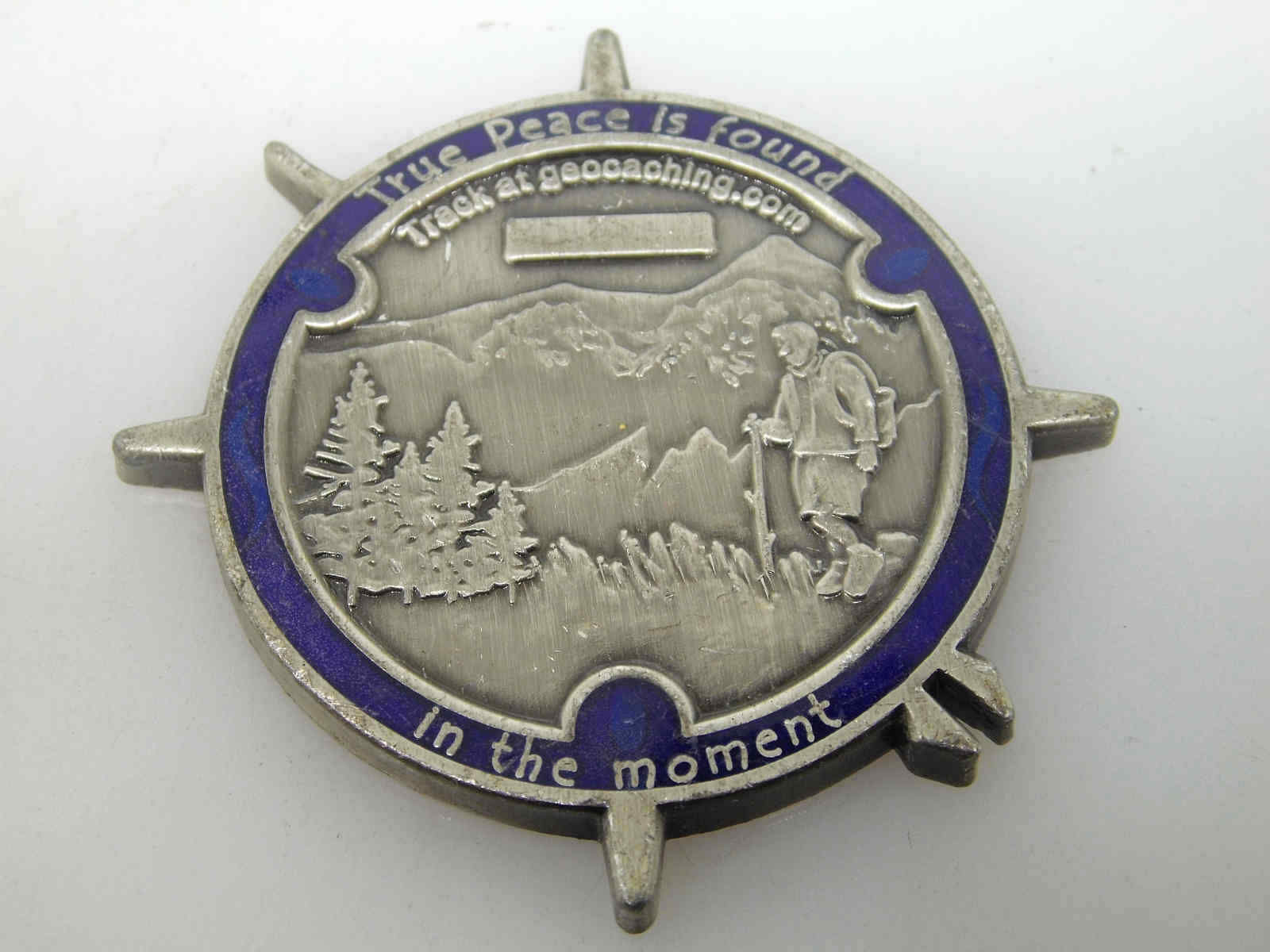 TRUE PEACE IS FOUND IN THE MOMENT CHALLENGE COIN