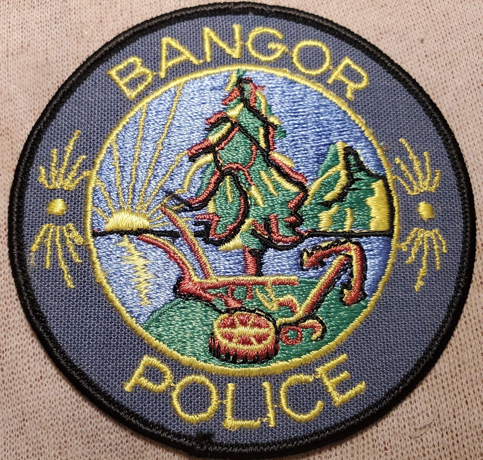 ME Bangor Maine Police Shoulder Patch