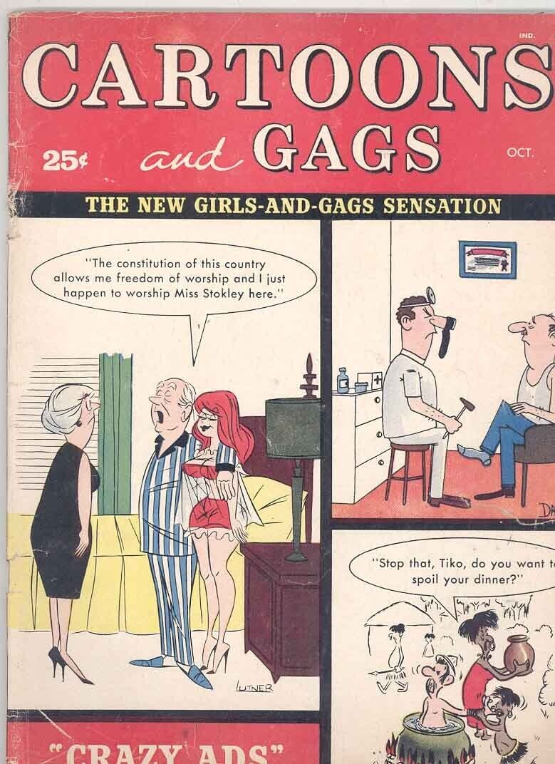 CARTOONS AND GAGS MAGAZINE OCTOBER  1963
