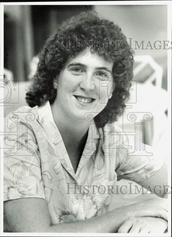 1989 Press Photo Connie Trotter, Winner of Award for Work with Handicapped