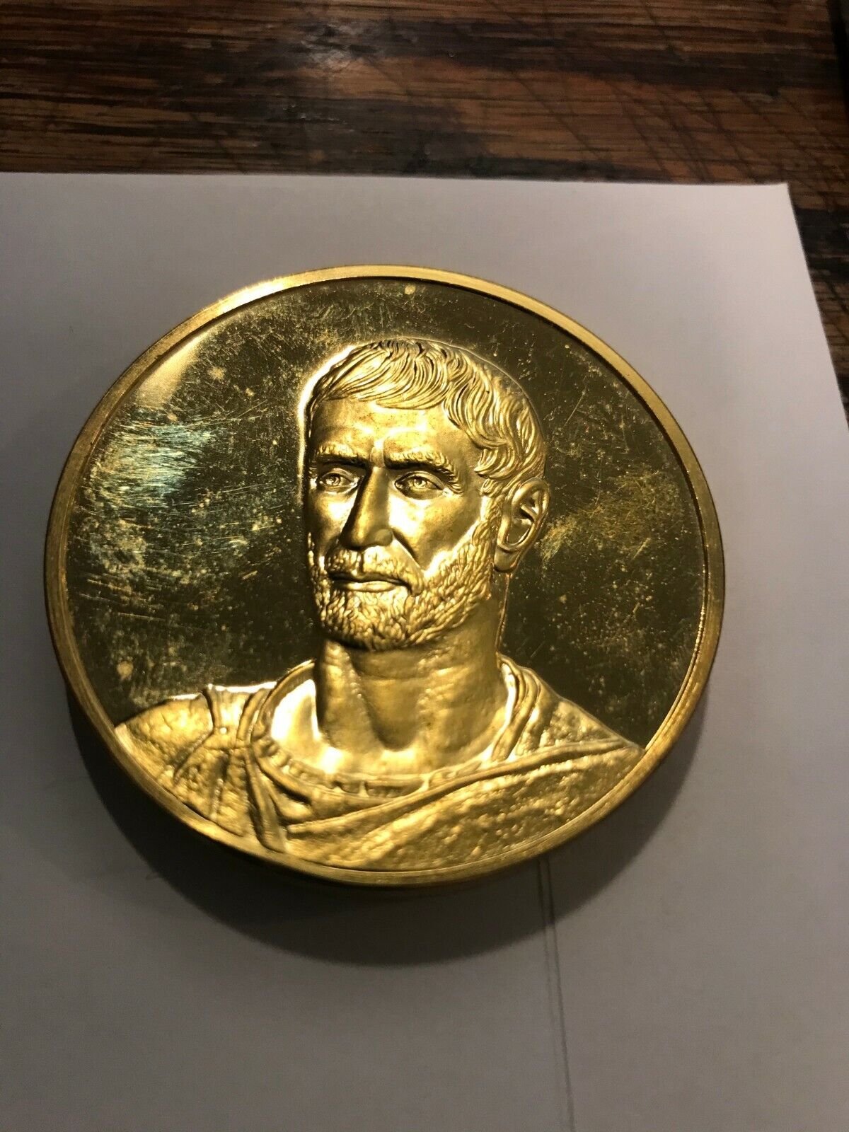 1986 Franklin Mint Bronze Masterpieces Medal #20817