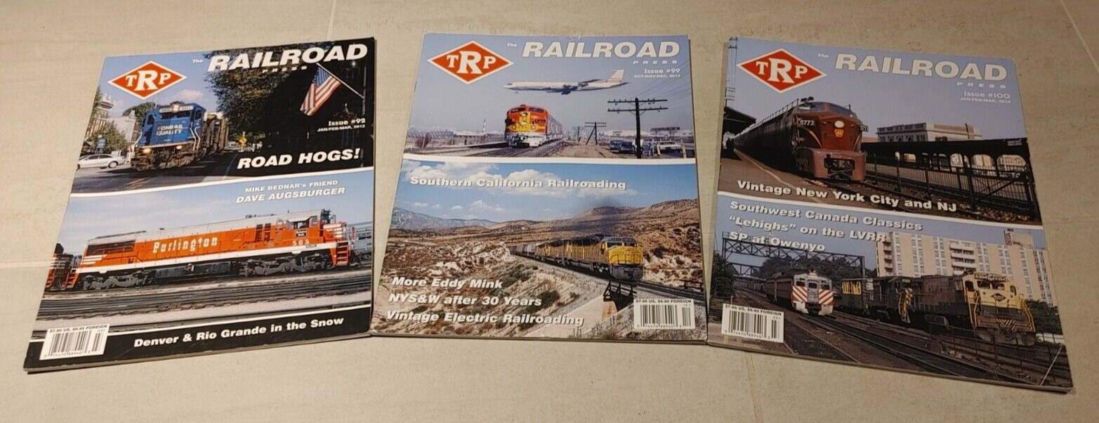 TRP The Railroad Press #92, 99 & 100 - 2012-2014