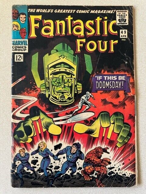 Fantastic Four #49 1966 0.5 PR Galactus Silver Surfer Jack Kirby MARVEL MCU