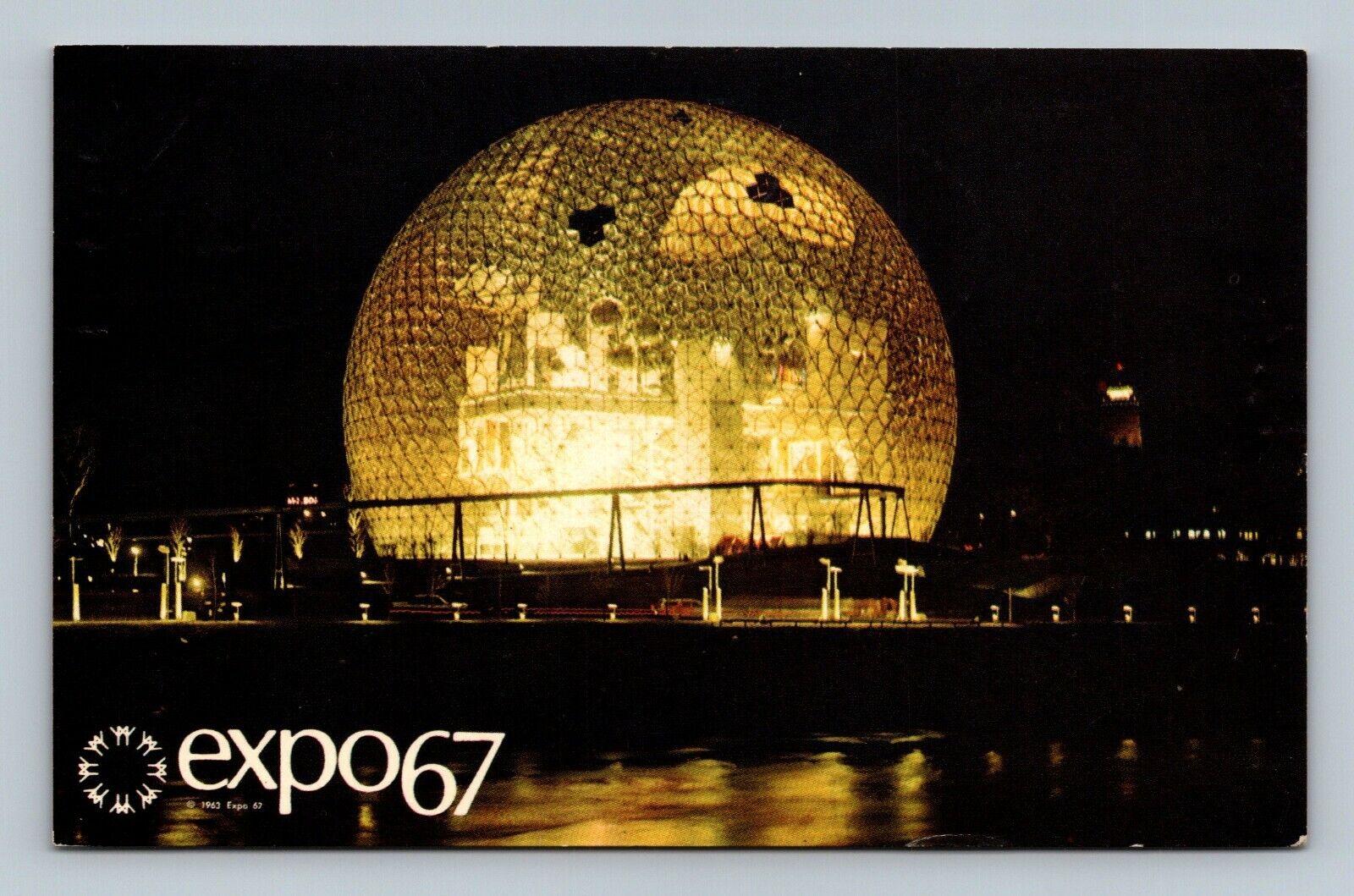 Postcard Le Pavillon Du Canada EXPO67, Montreal, Canada 